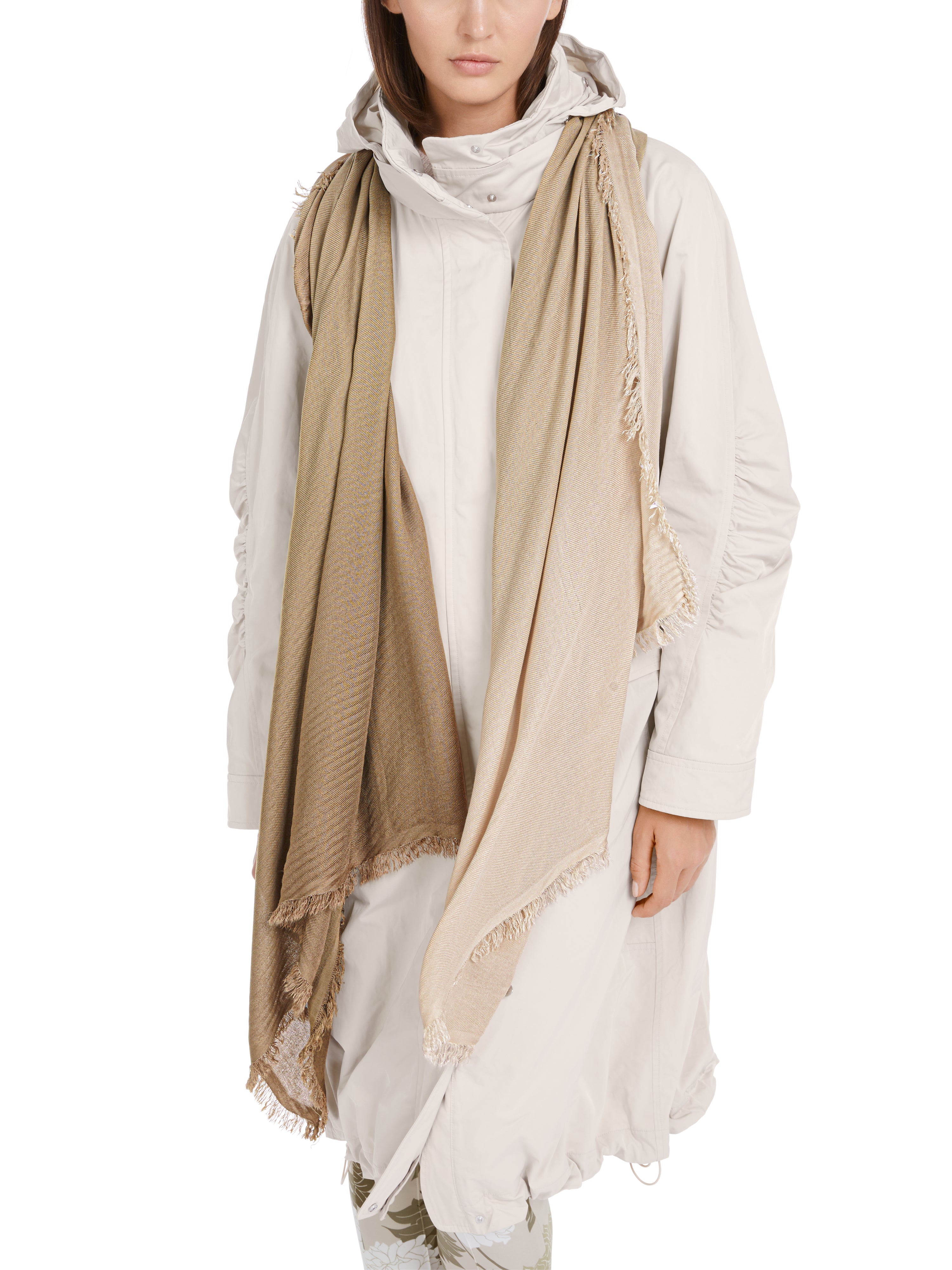 Sage Powder Pleated Scarf