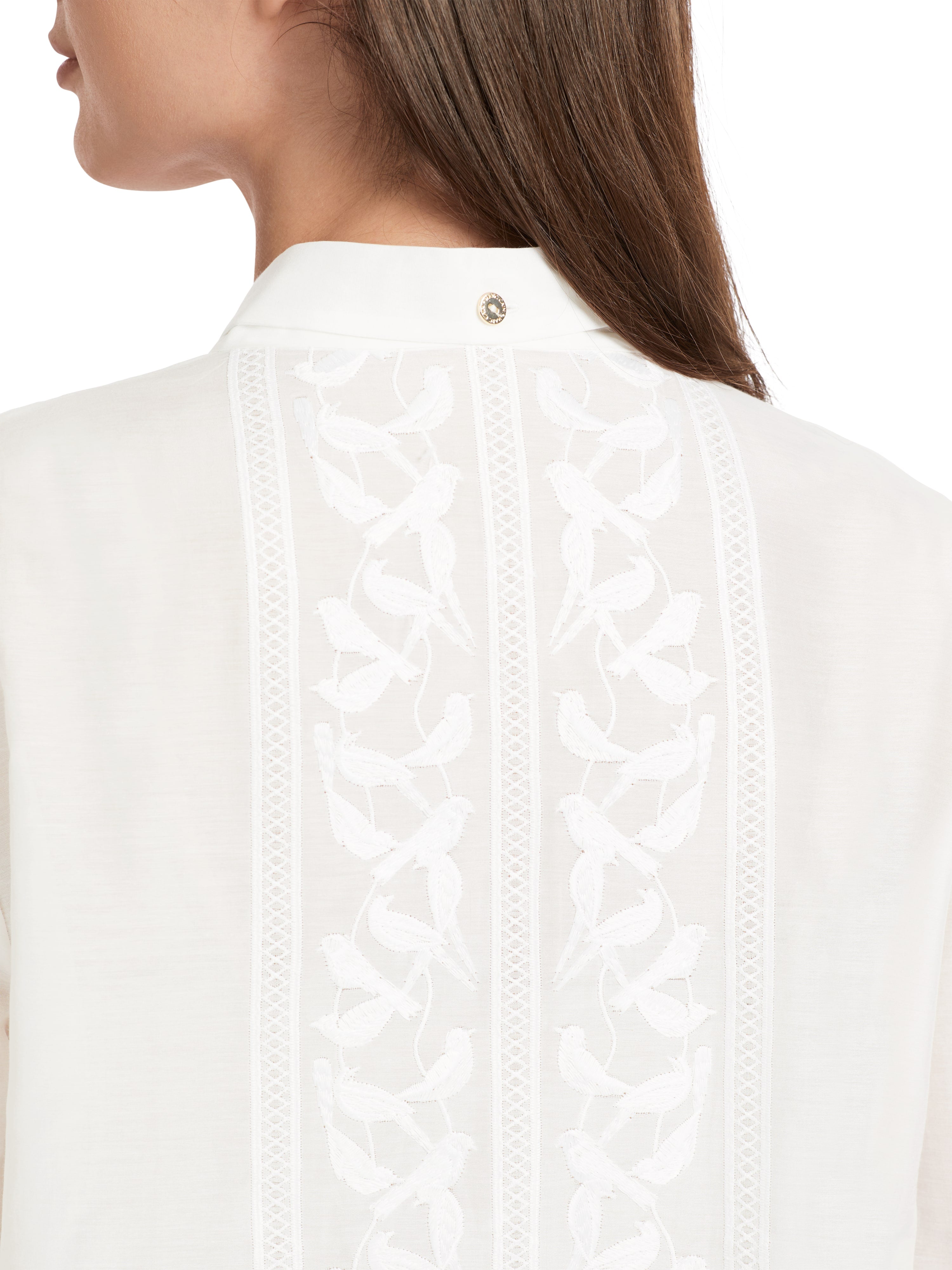 Off White Bird Embroidered Blouse