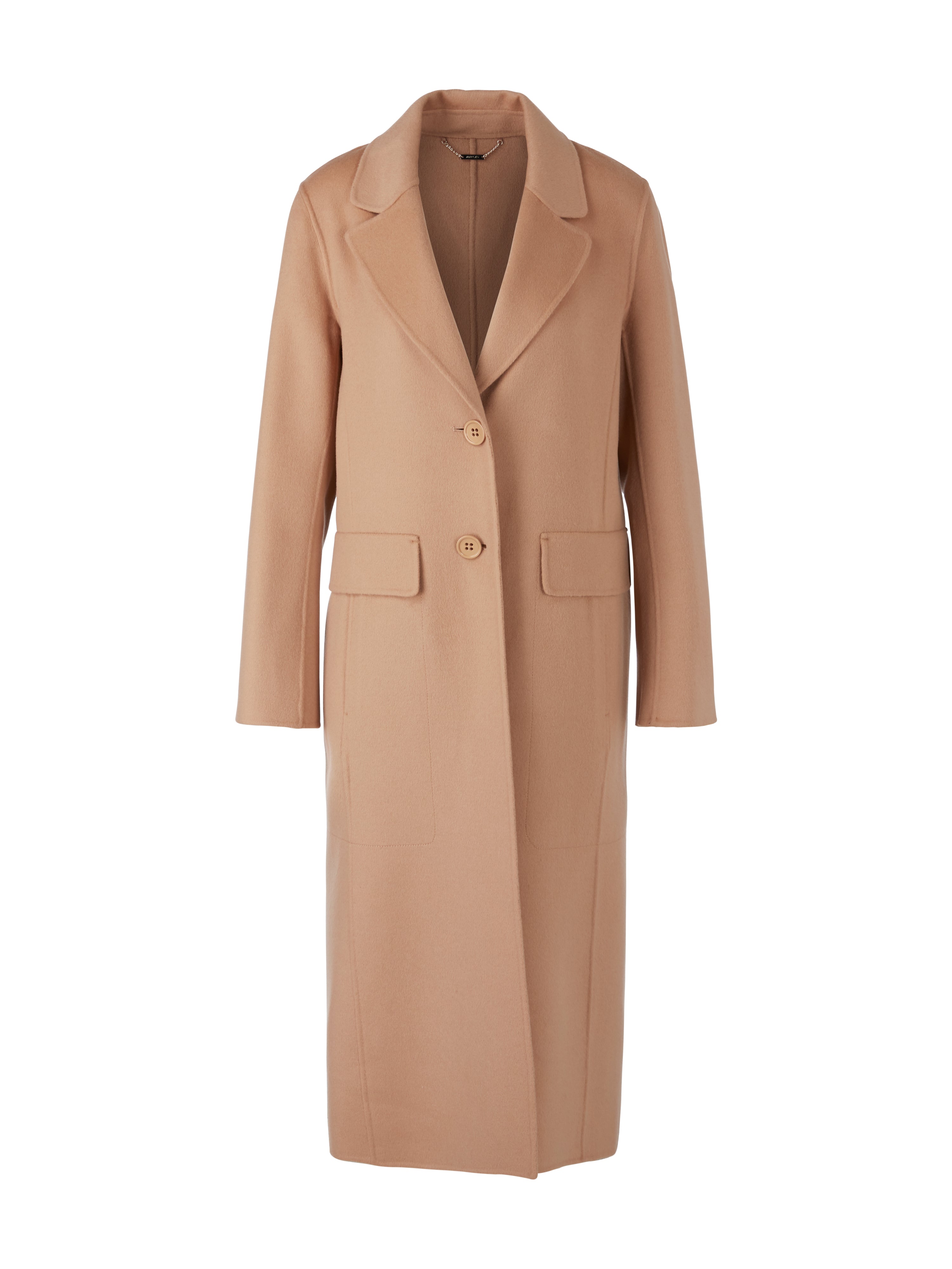 Bright Toffee Double Faced Wool Coat