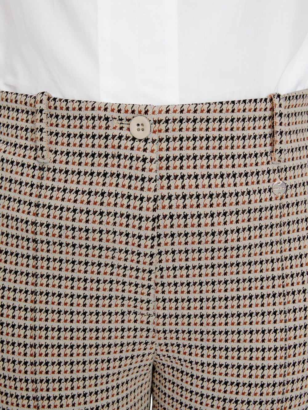 Smoke Sydney Houndstooth Slim Fit Pants