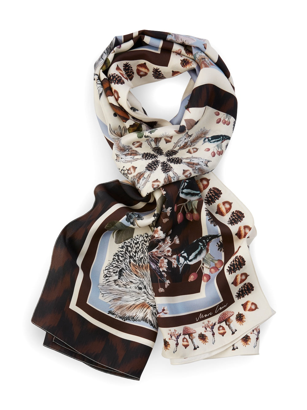 Squill Kalei Printed Silk Scarf