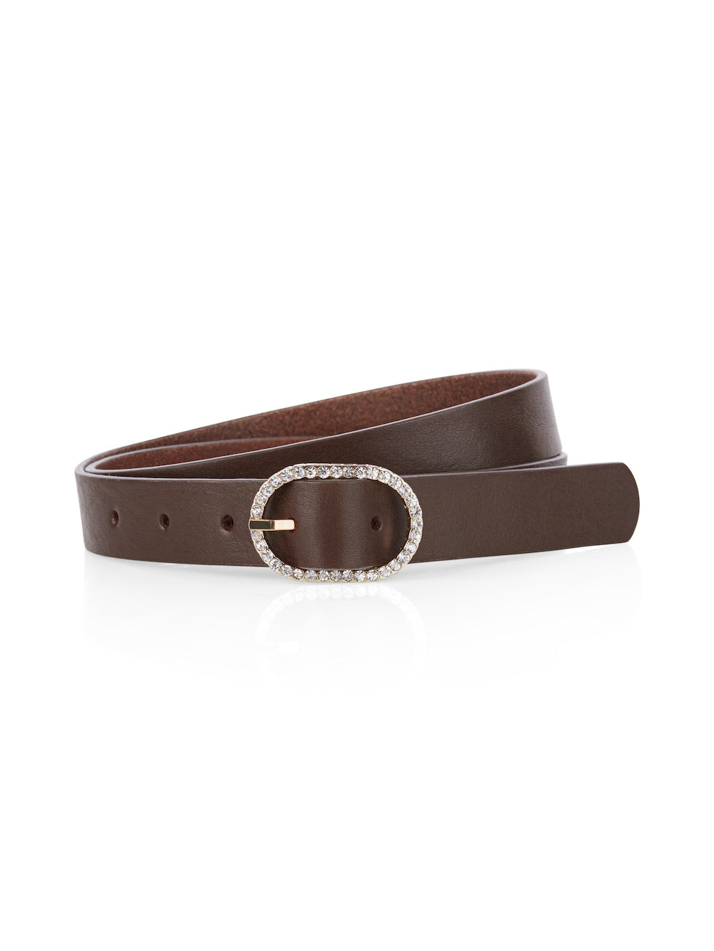 Deep Wood Nubuck Leather Belt