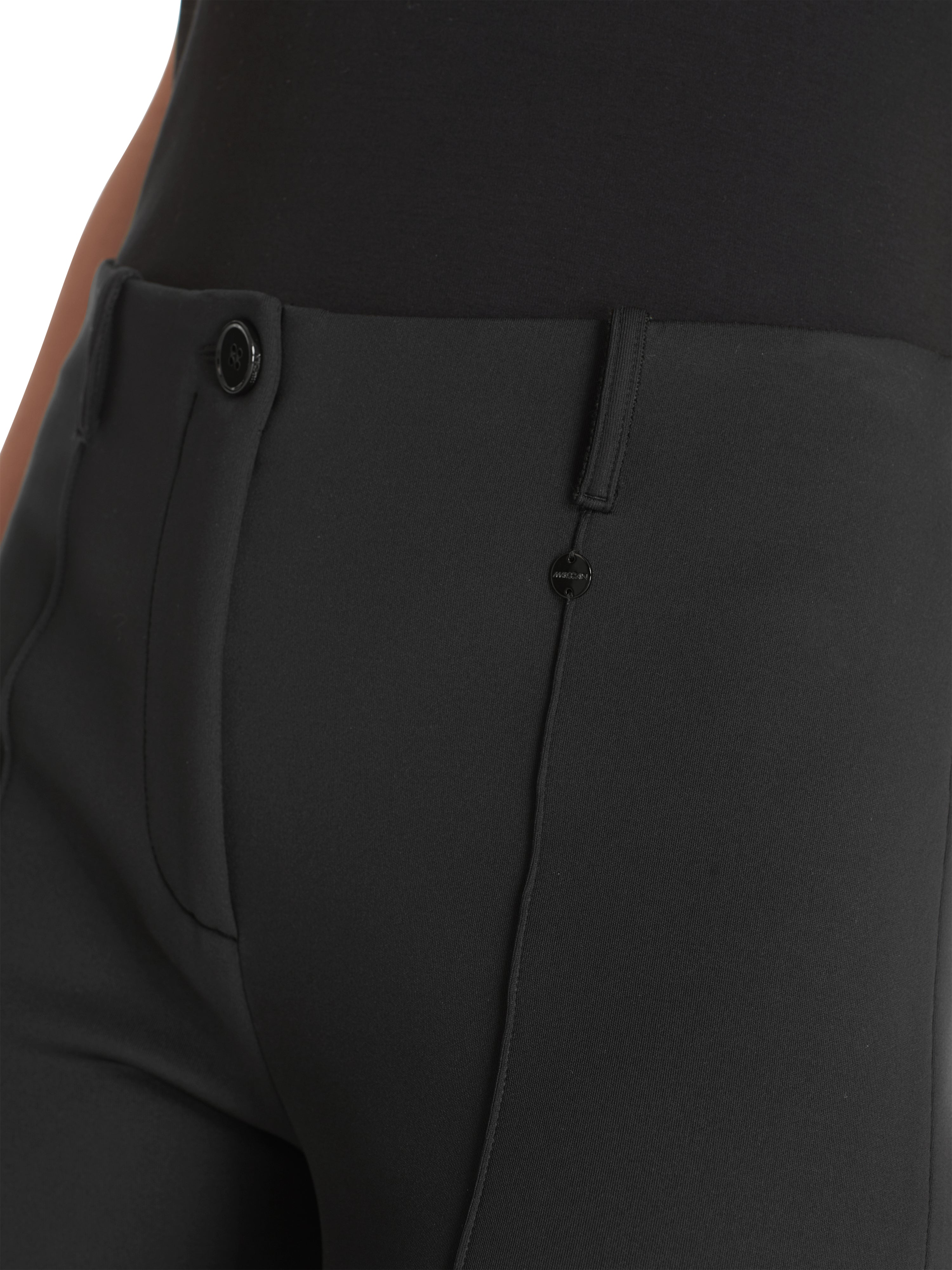 Black Sydney Slim Leg Stretch Pants