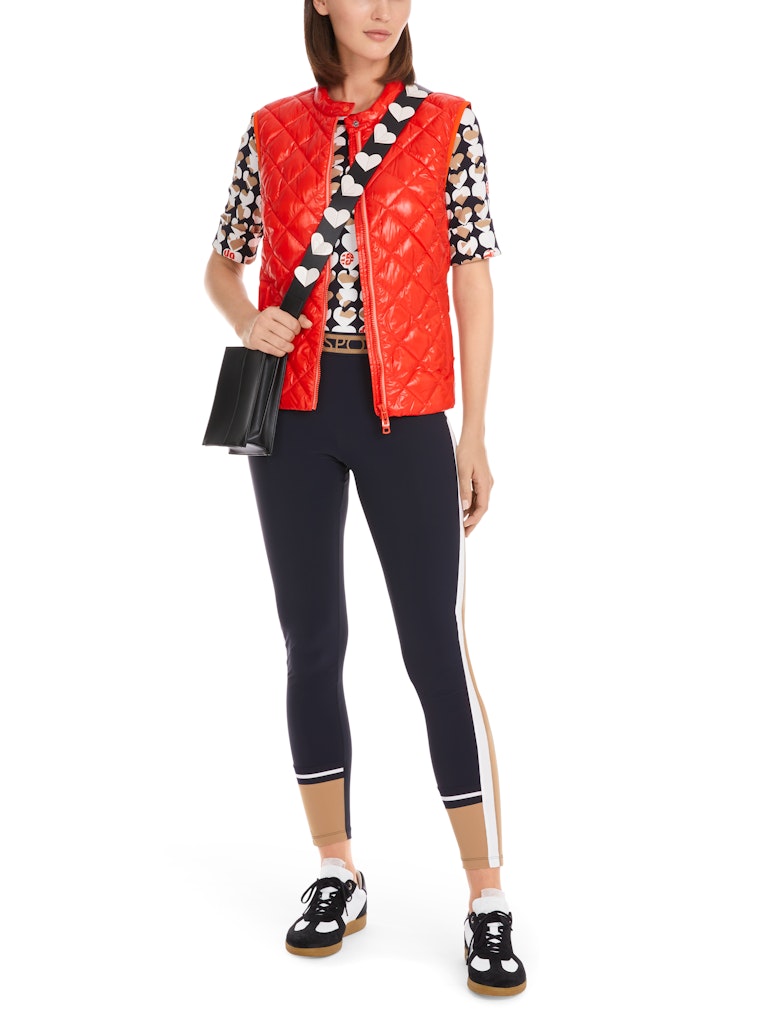 Campari Diamond Quilted Gilet