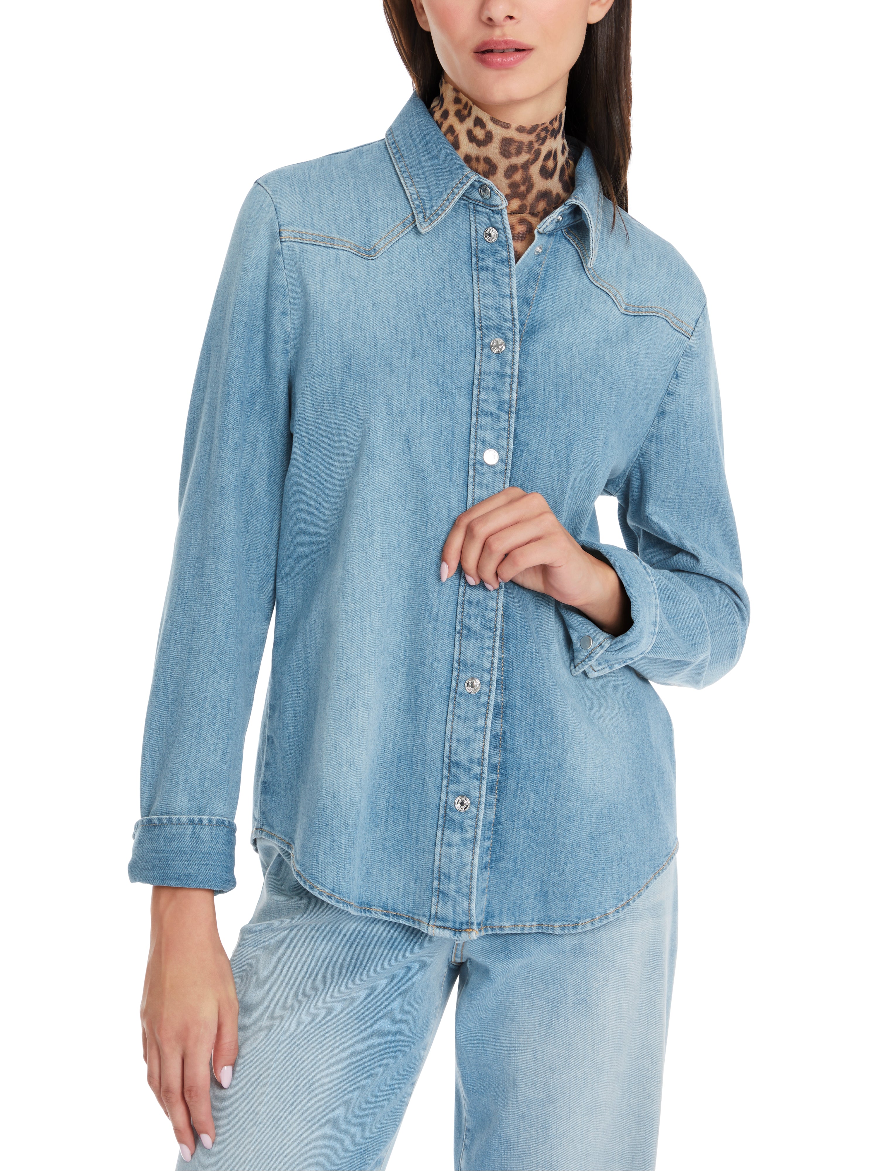 Baby Blue Denim Shirt