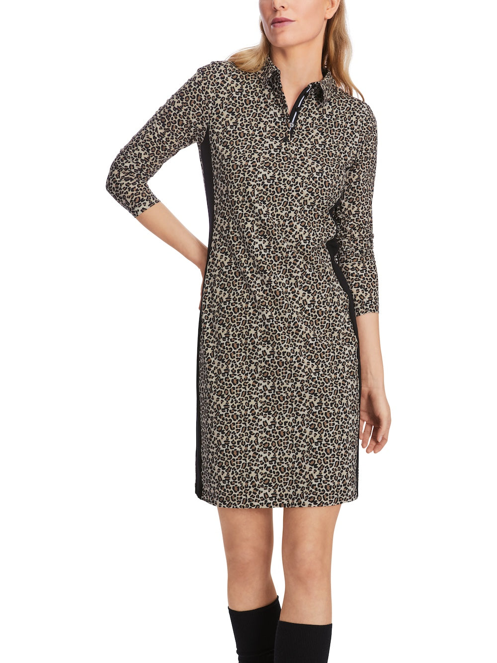 Soft Moon Rock Lee Print Dress