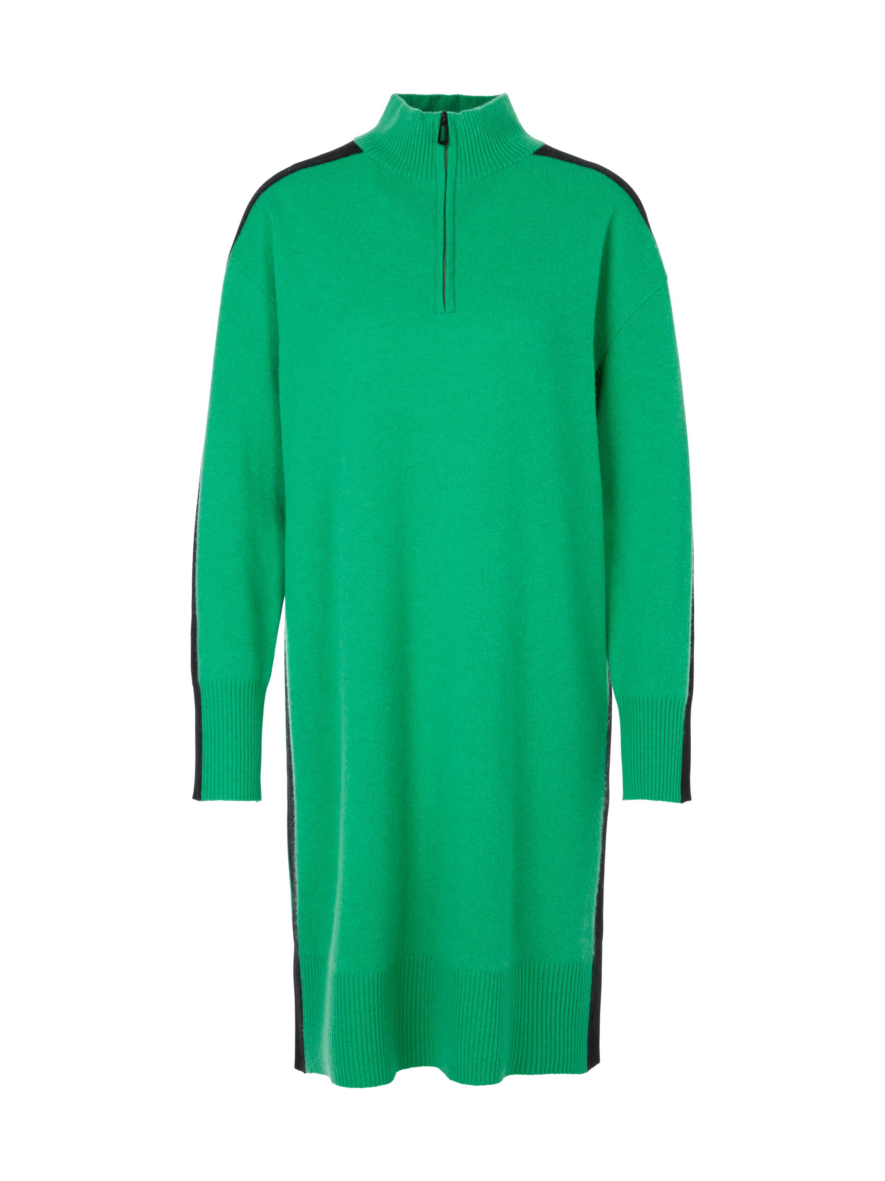 Bright Basil Leaf Cashmere Blend Dress