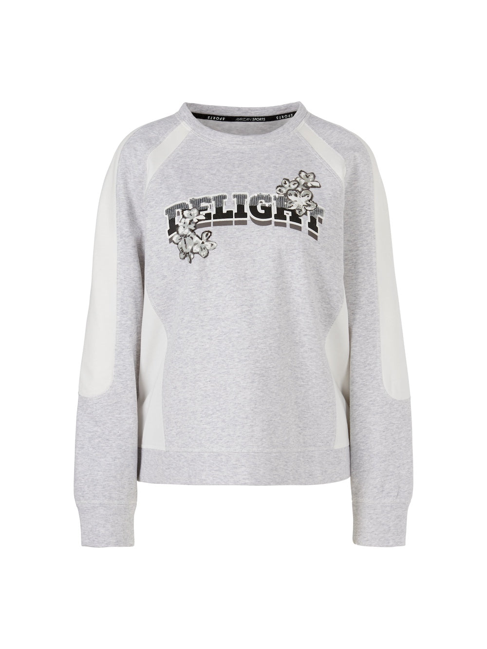 Silver Grey ‘Delight’ Cotton Blend Sweatshirt