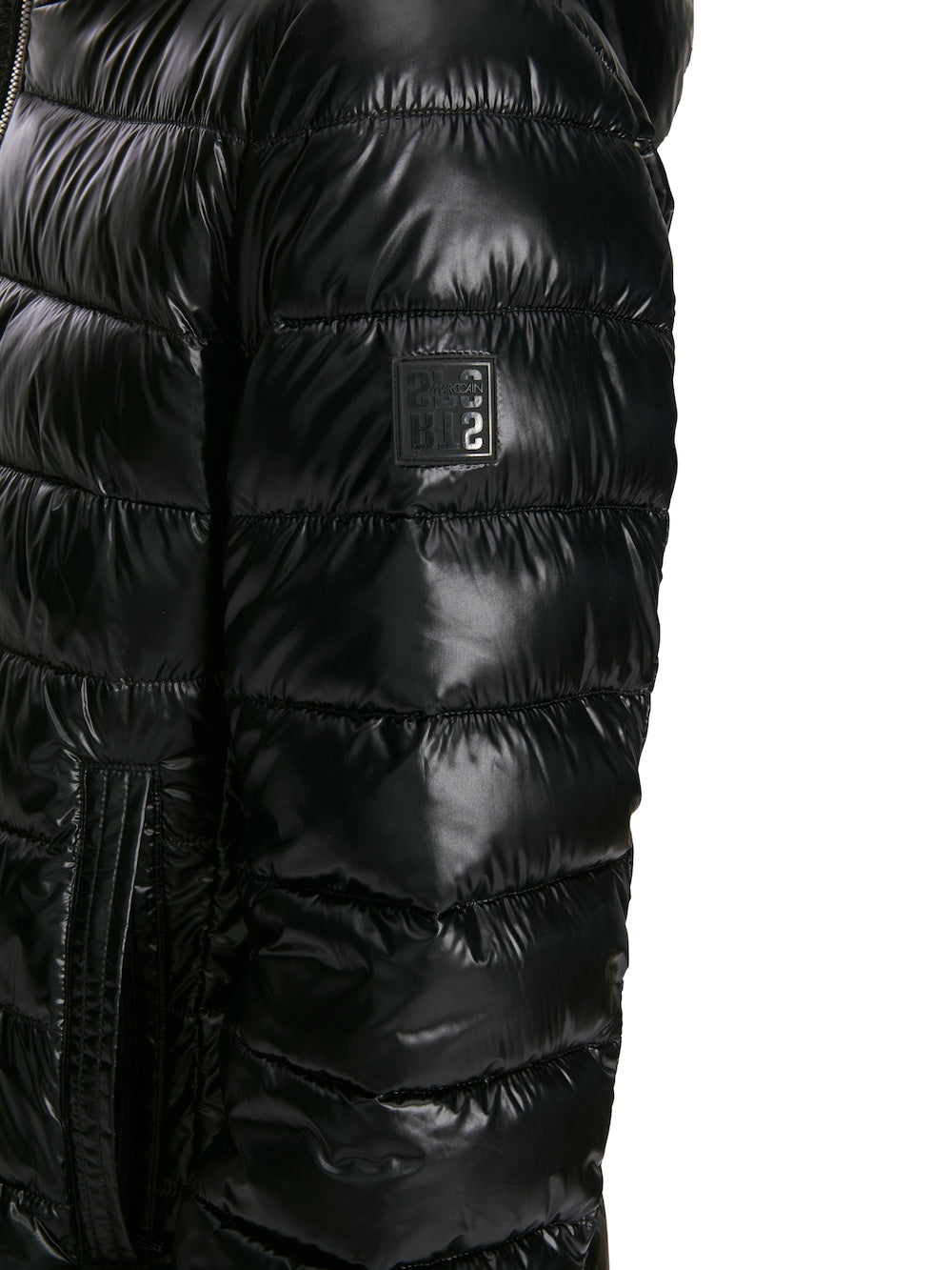 Black Hooded Puffer Coat