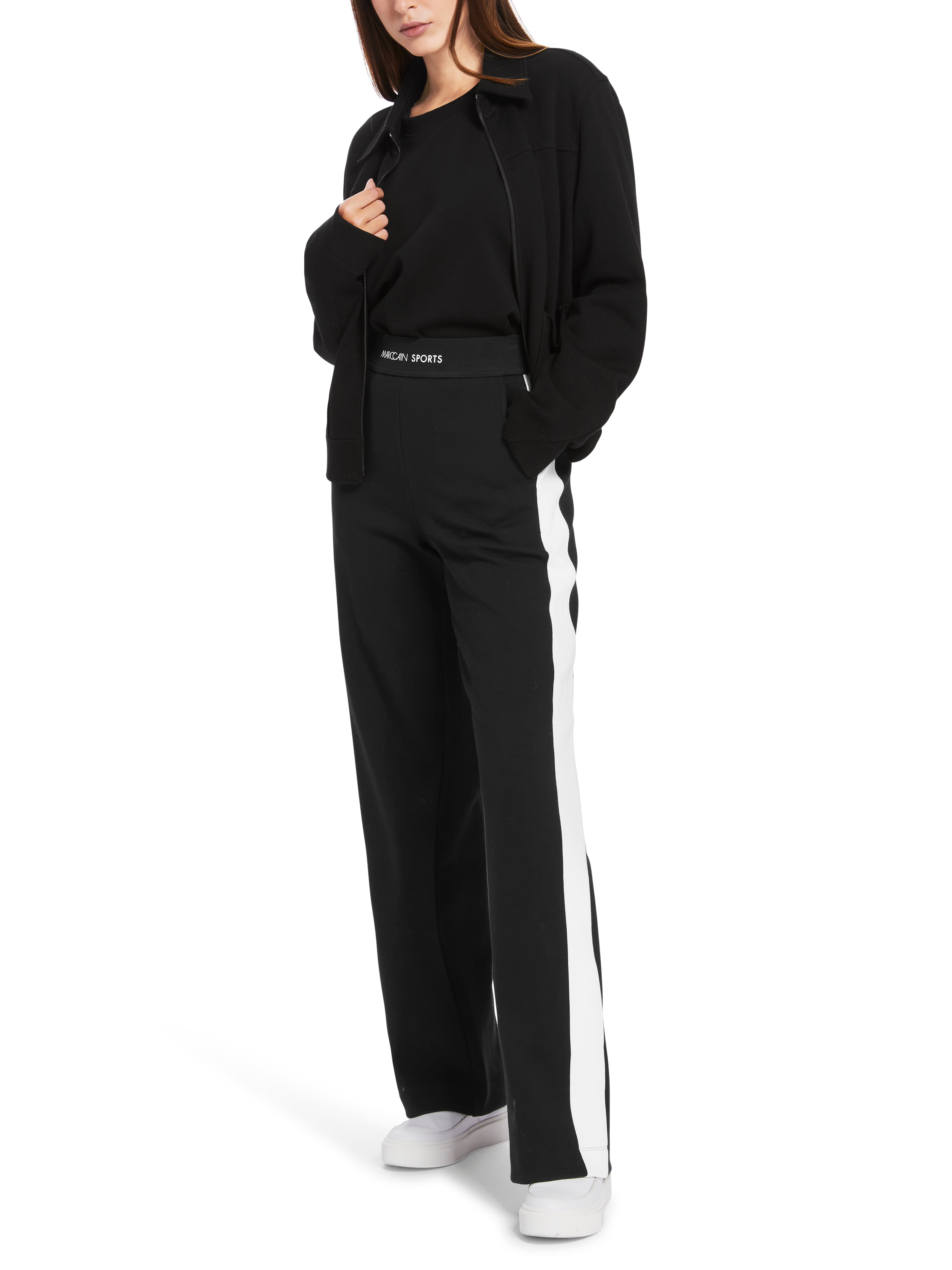 Black Side Stripe Welby Pants