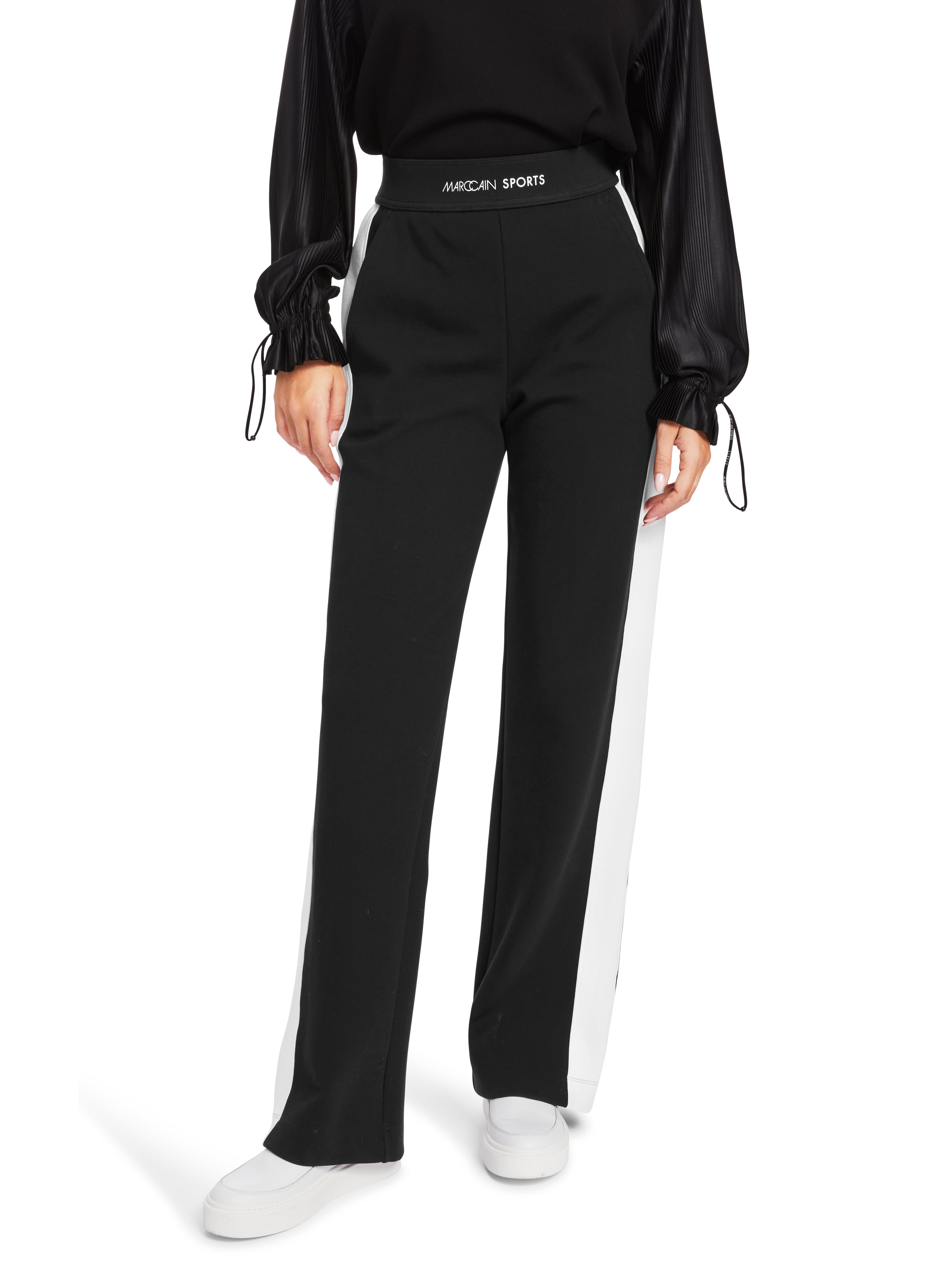 Black Side Stripe Welby Pants