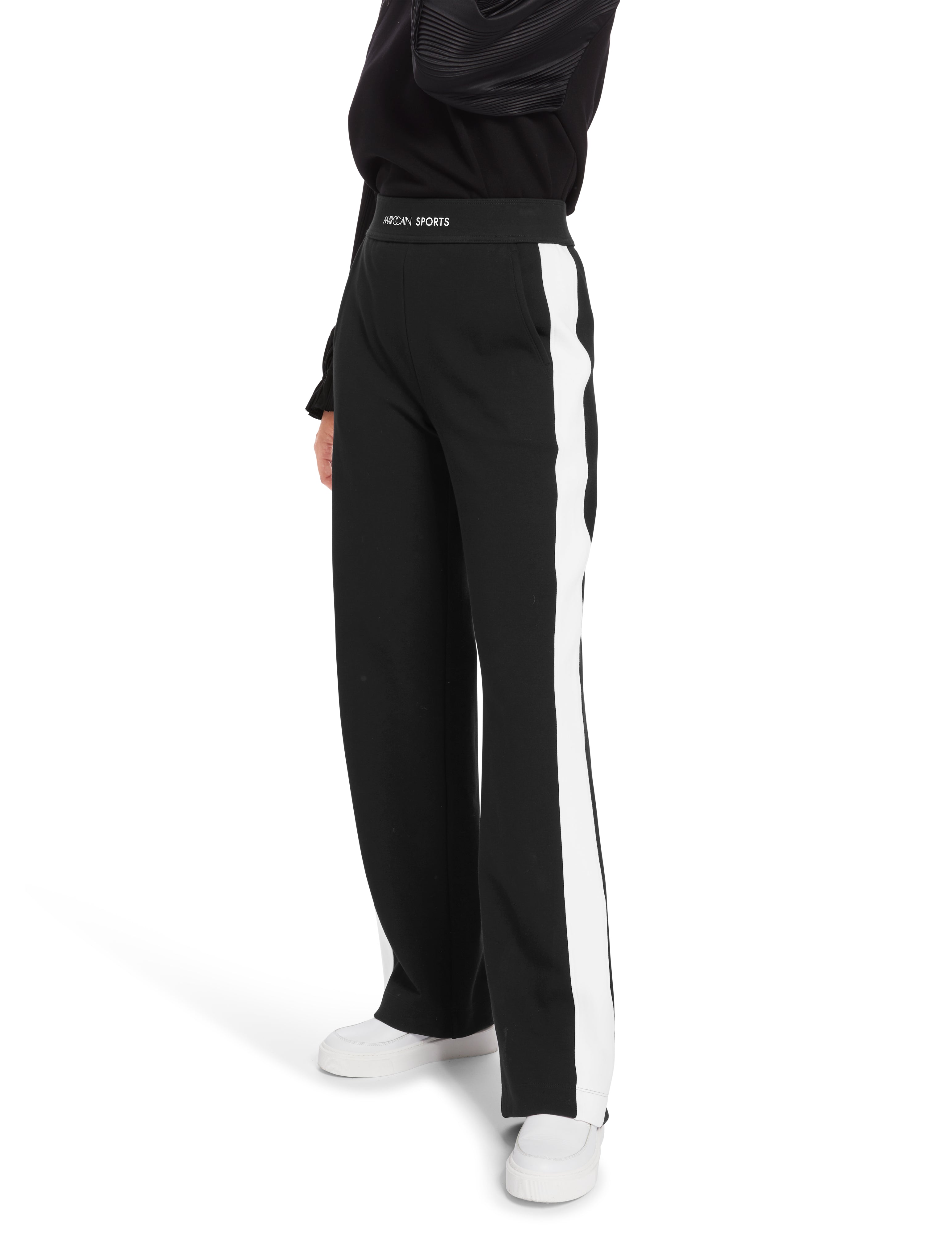 Black Side Stripe Welby Pants