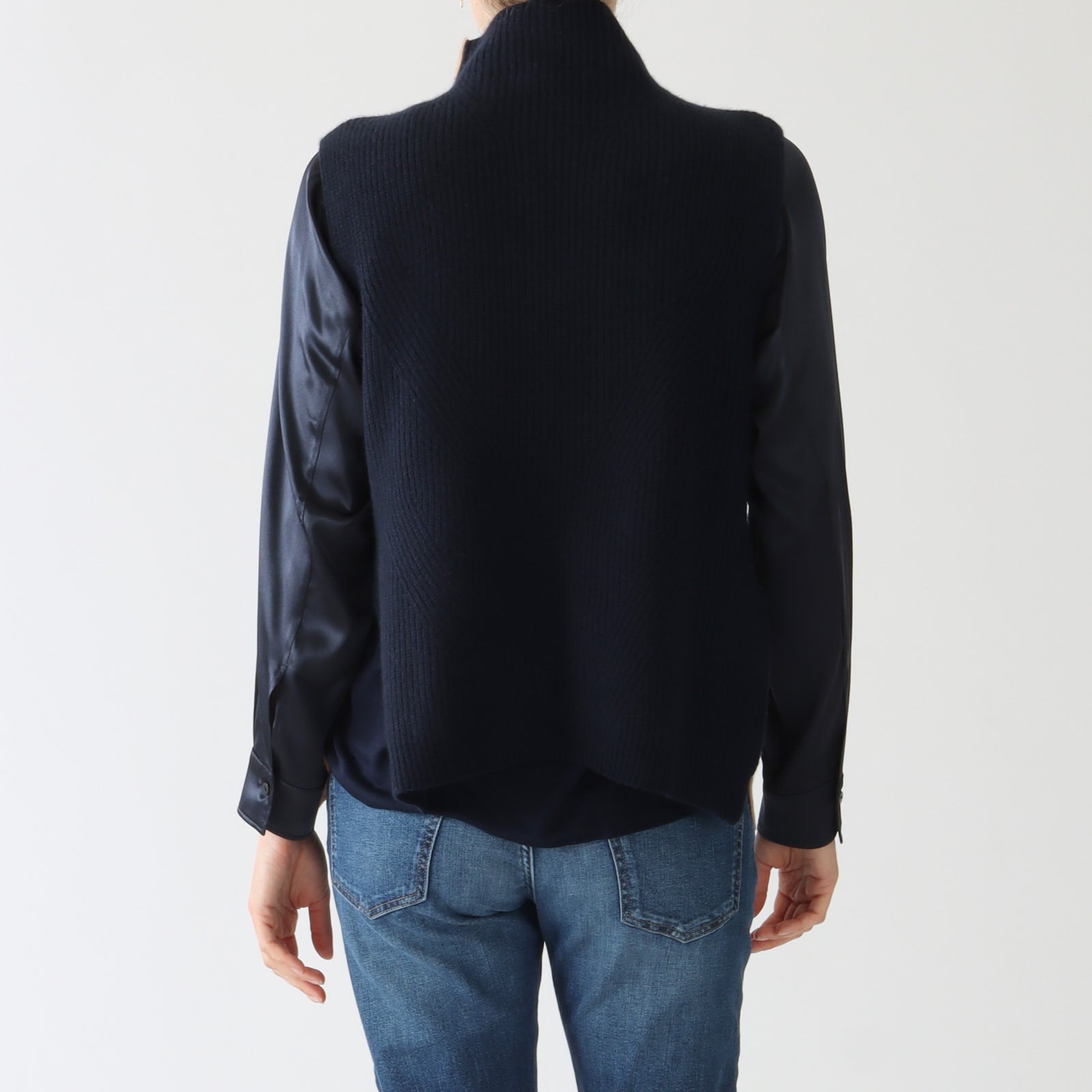 Miele & Blu Ribbed Cashmere Knit Tank