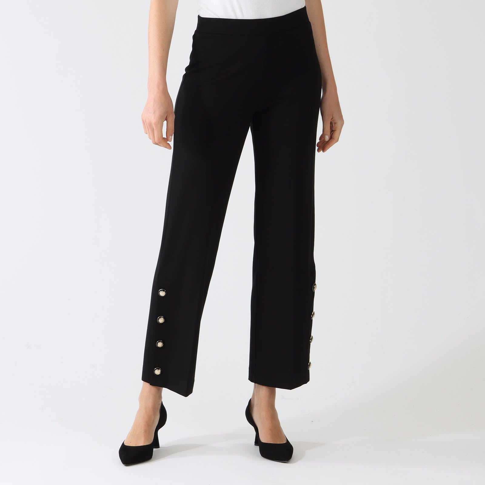 Mikaela Black Jersey Pants