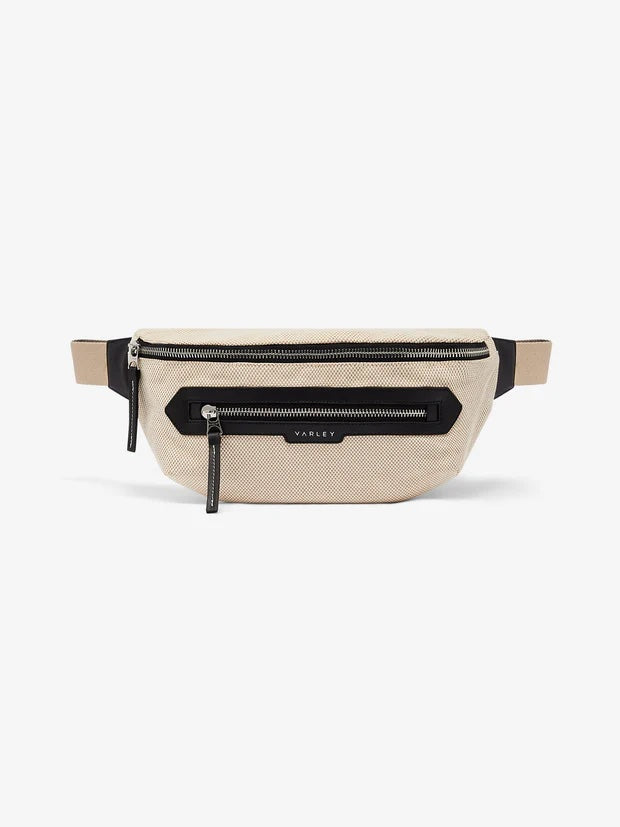 Natural & Black Anita Belt Bag