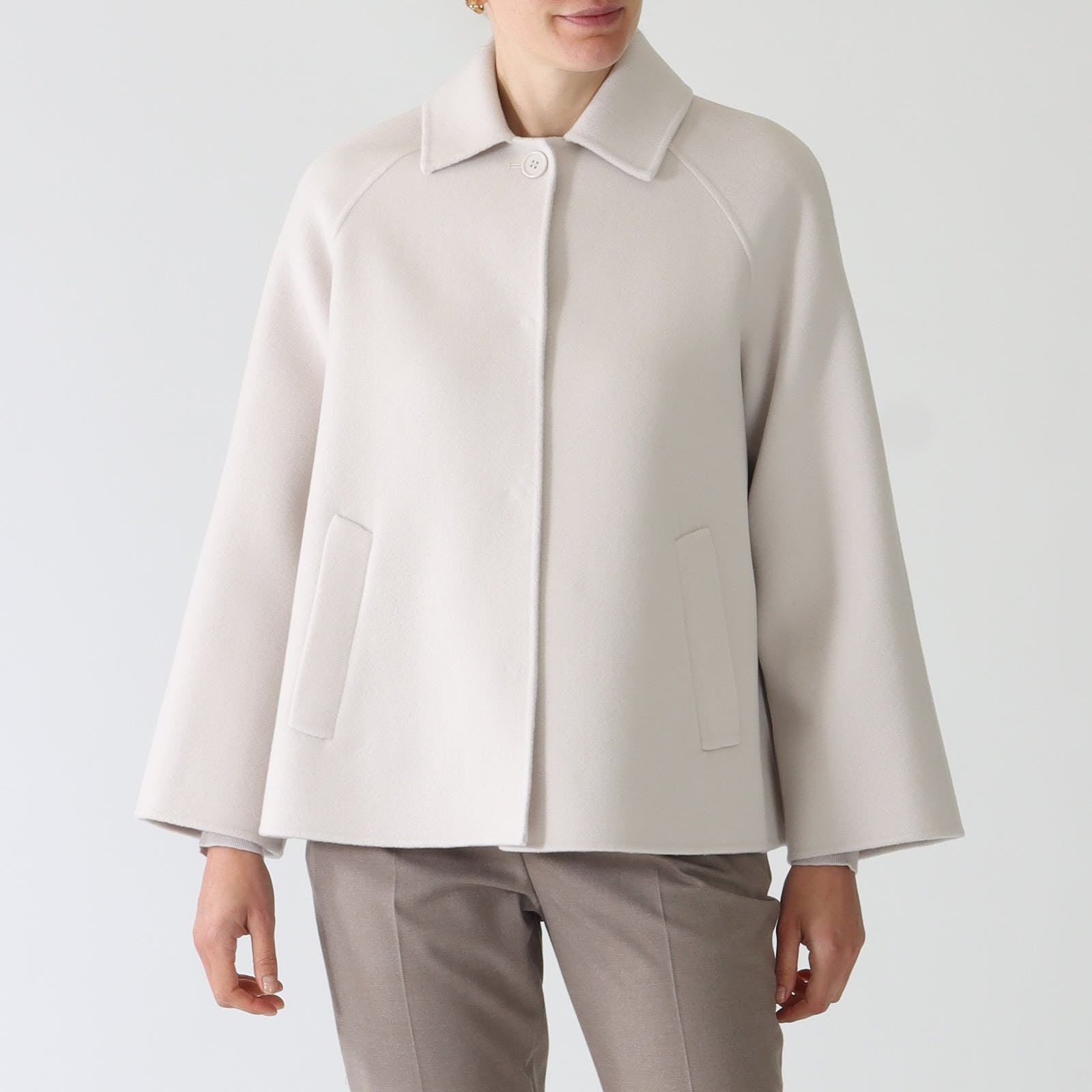 Naturale Wool and Cashmere Blend Coat