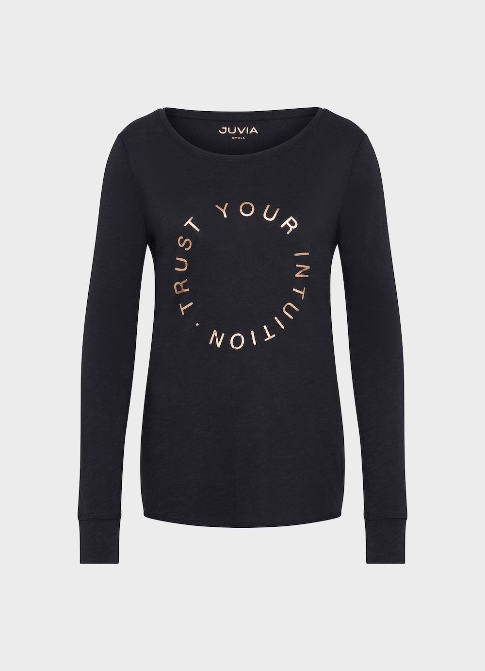 Navy Ellen 'Trust Your Intuition' Top