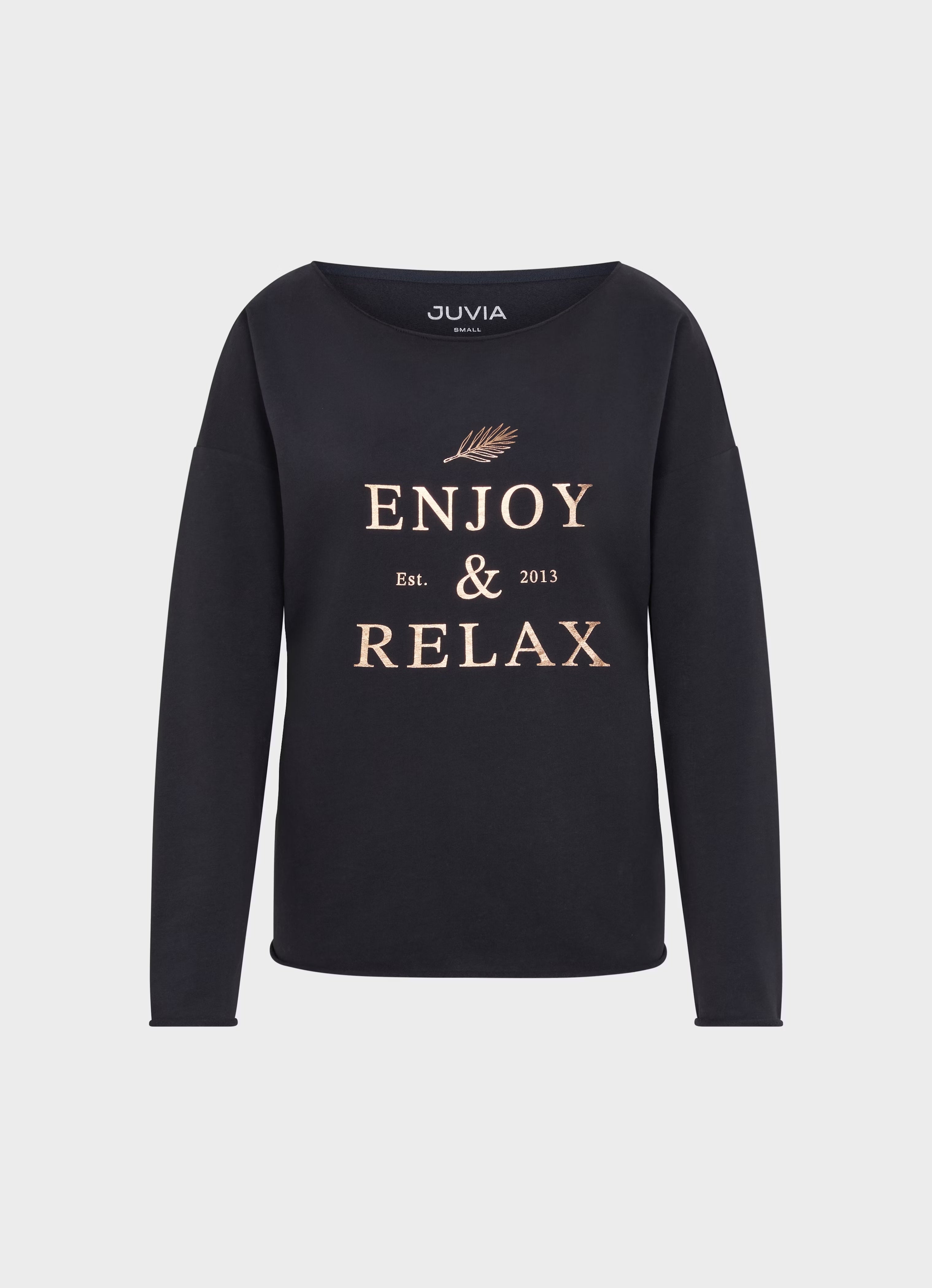 Navy Judi 'Enjoy & Relax' Sweatshirt