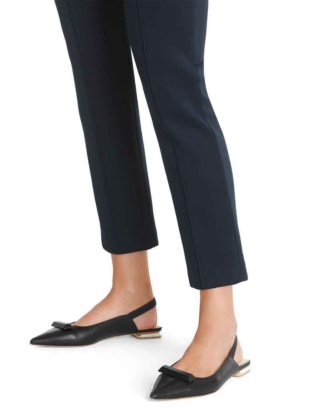 Navy Sydney Slim Leg Stretch Pants