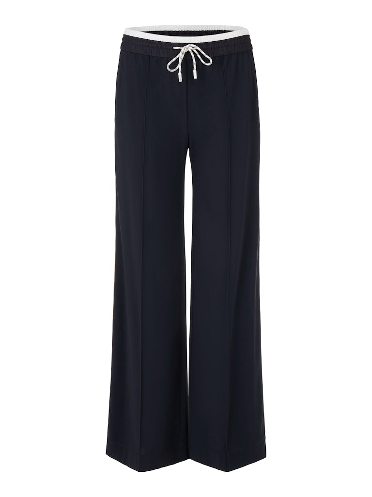 Navy Welkom Wide Fit Pants