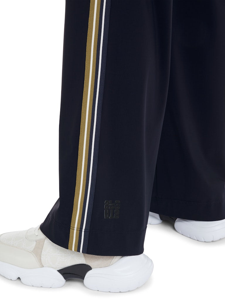 Navy Welkom Wide Fit Pants