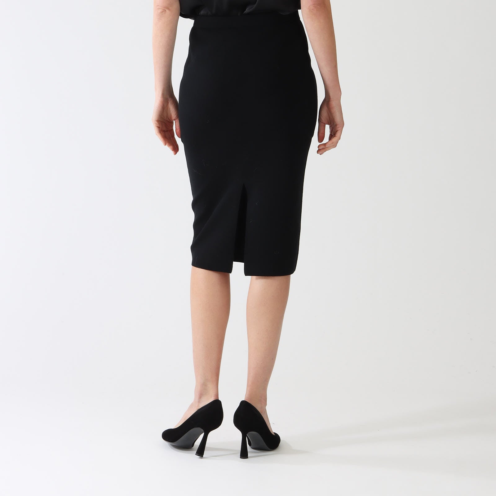 Nero Knit Pencil Skirt