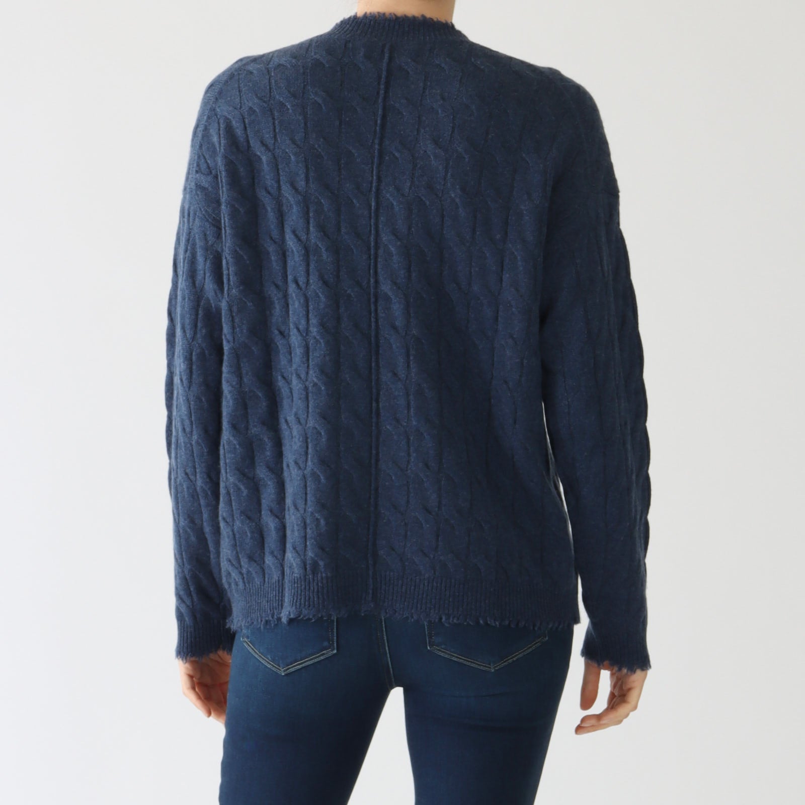 Night Cable Knit Cashmere Sweater