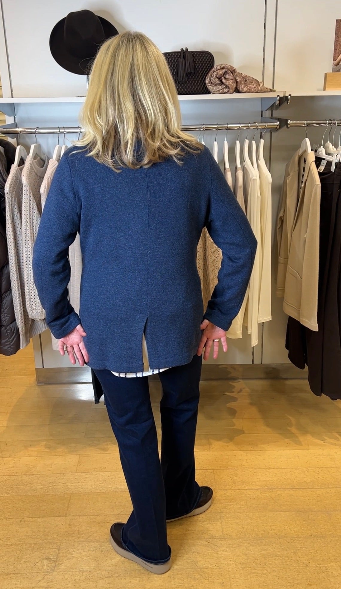 Night Terry Knit Lapel Cardigan