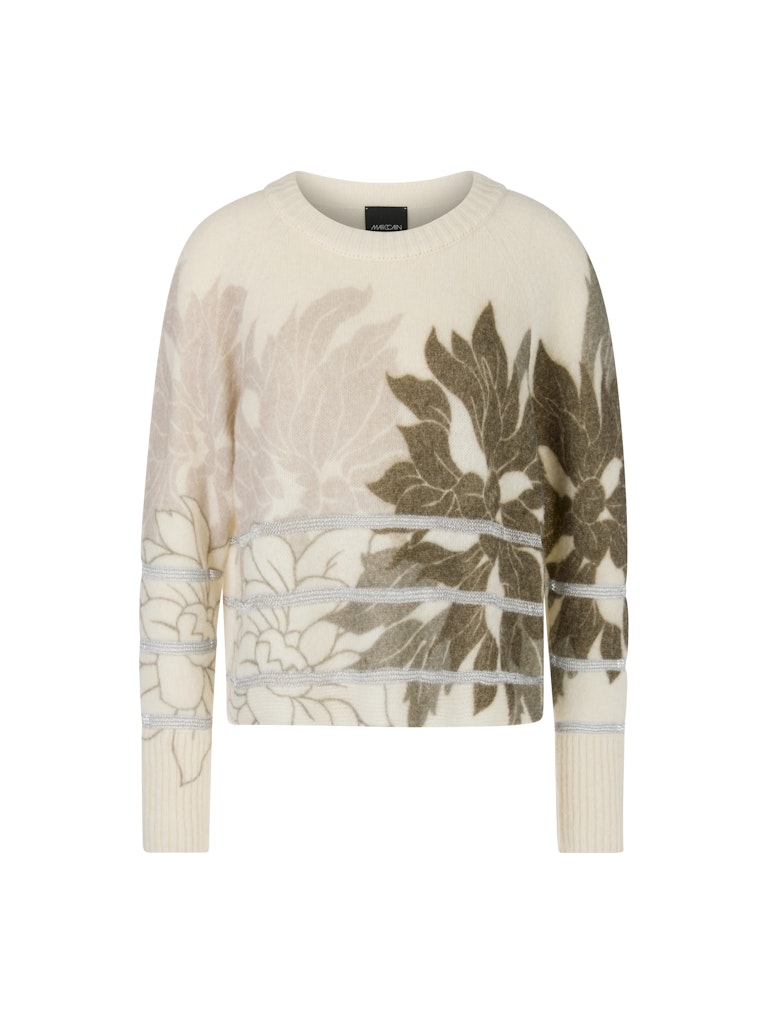 Off White Noble Knit Lurex Stripe Sweater