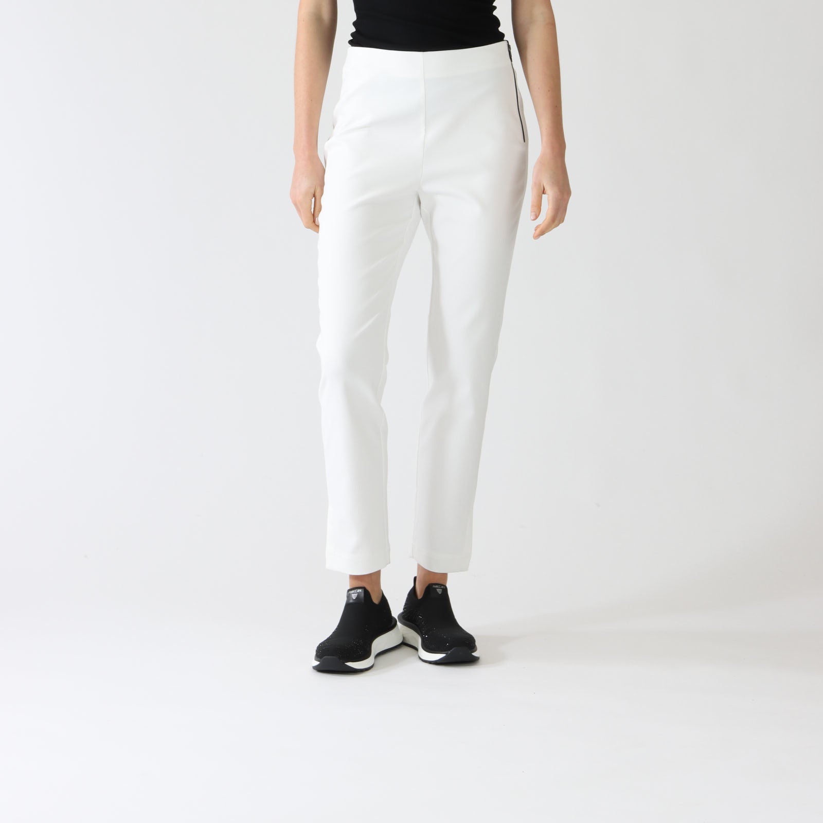 Off White Sports Waistband Sliven Pants