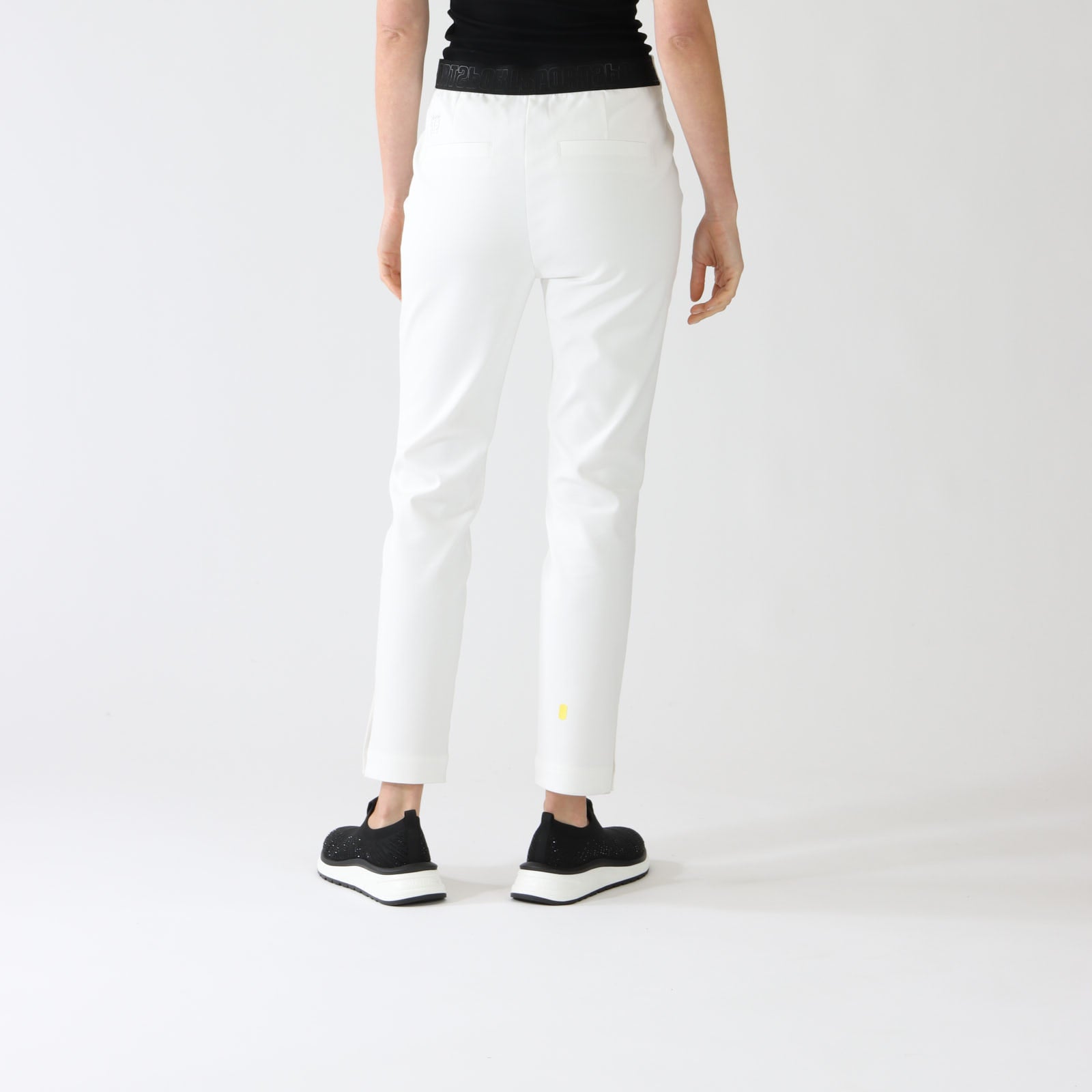 Off White Sports Waistband Sliven Pants