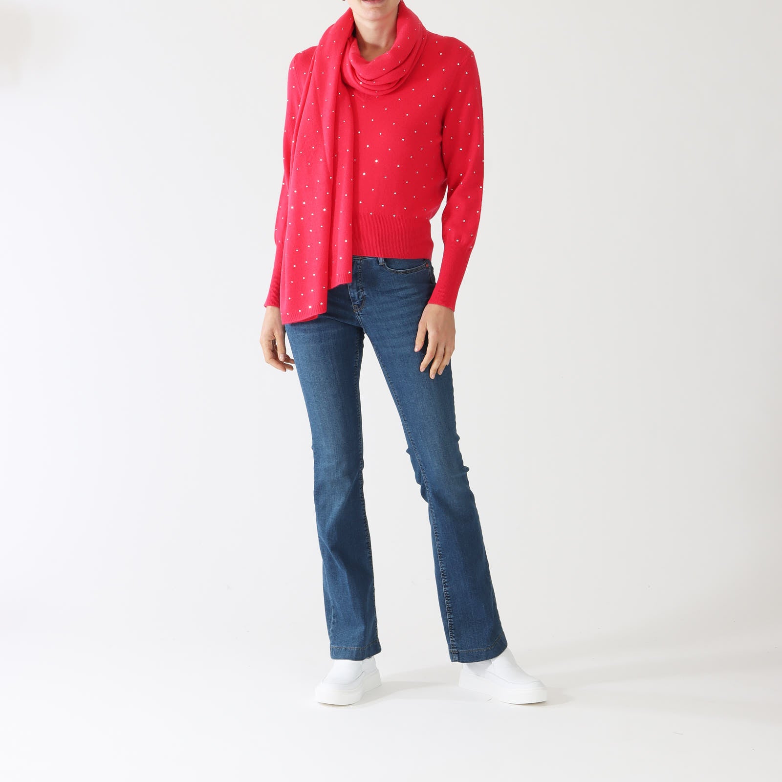 Poppy Crystal Cashmere Wrap