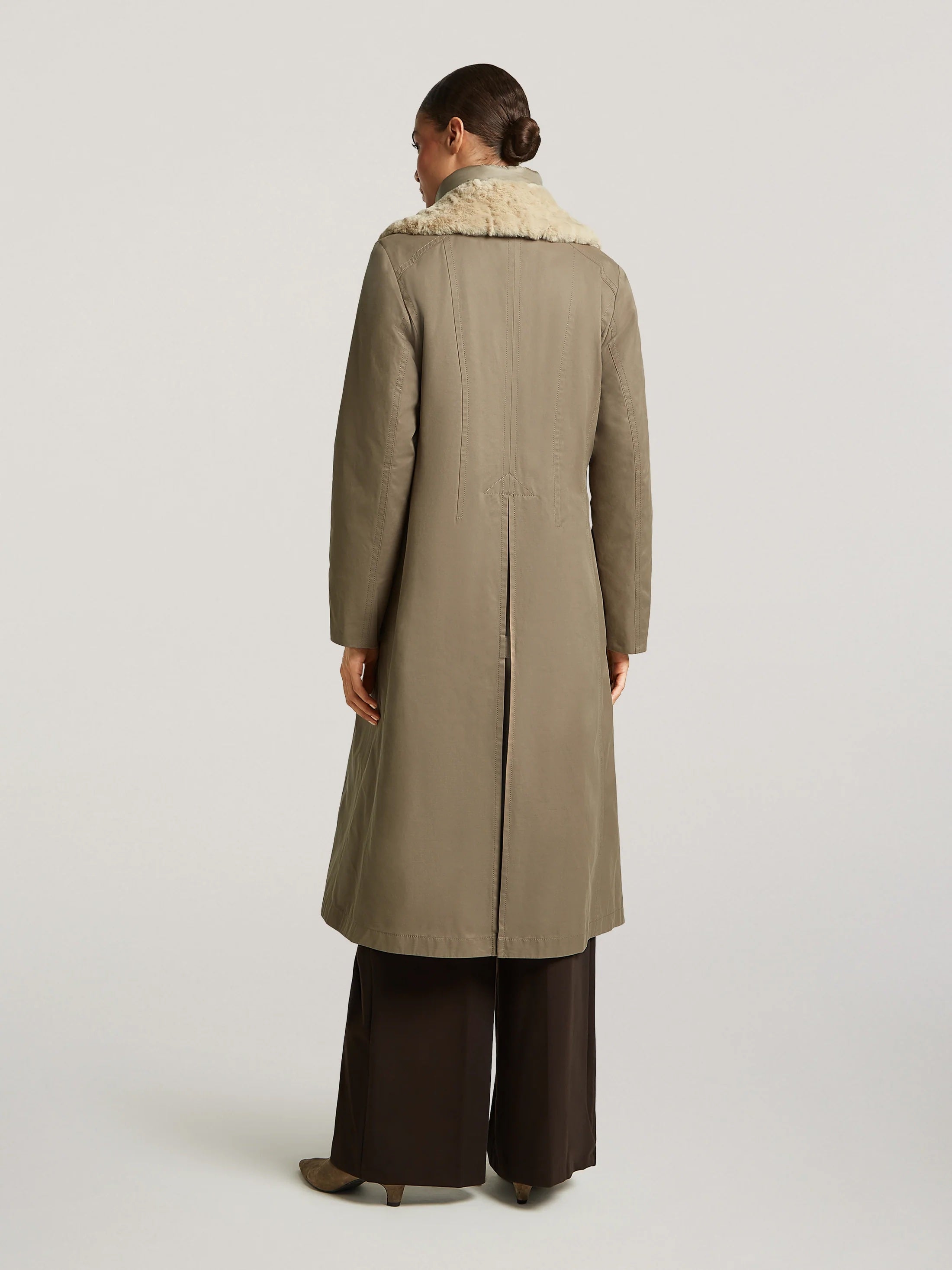 Roasted Coffee Beth Long Coat