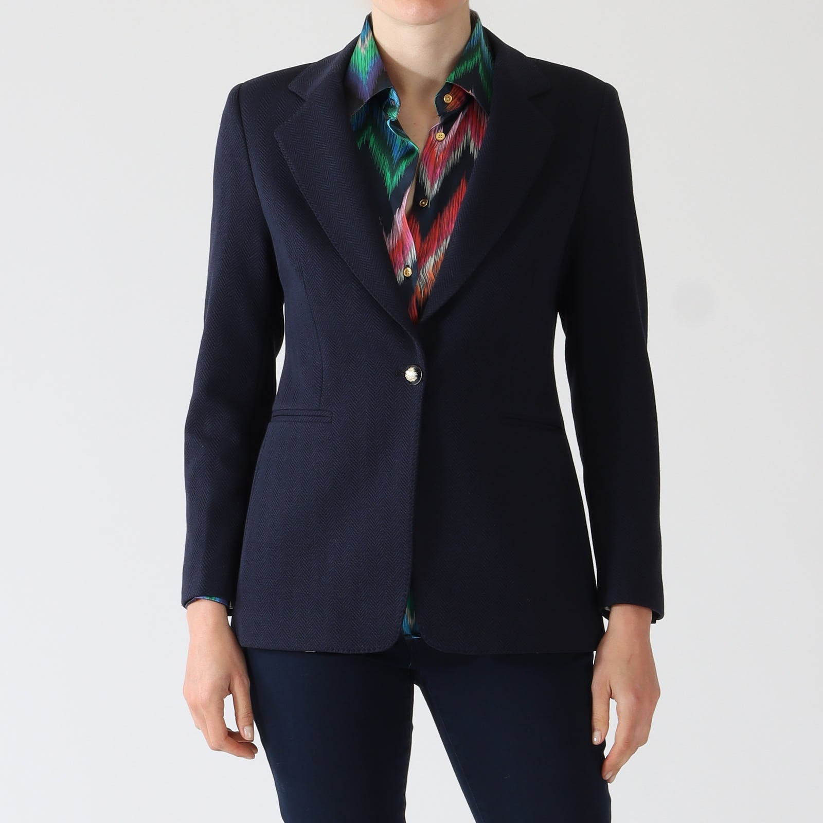 Rock Azul Textured Blazer