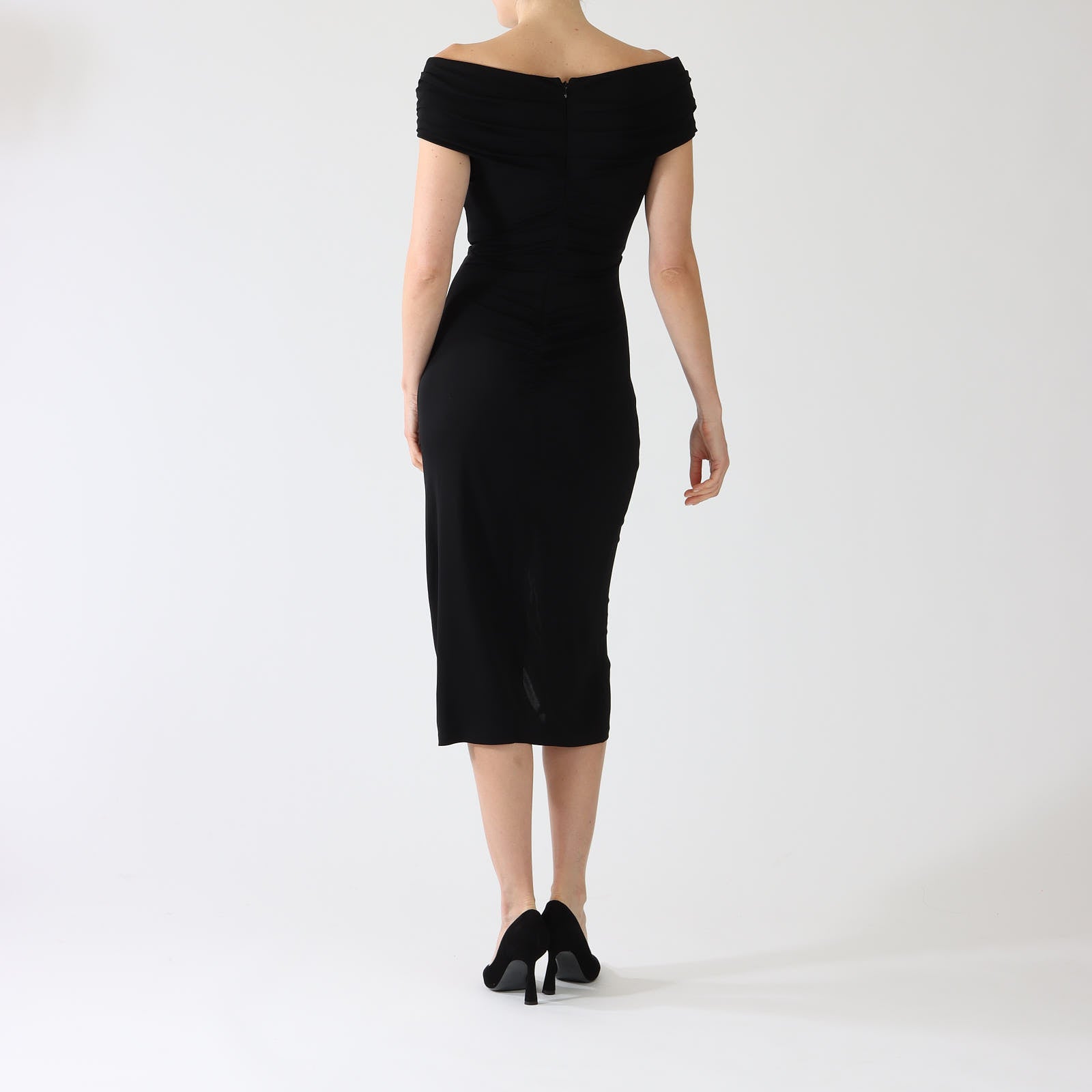 Black Stephen Midi Dress