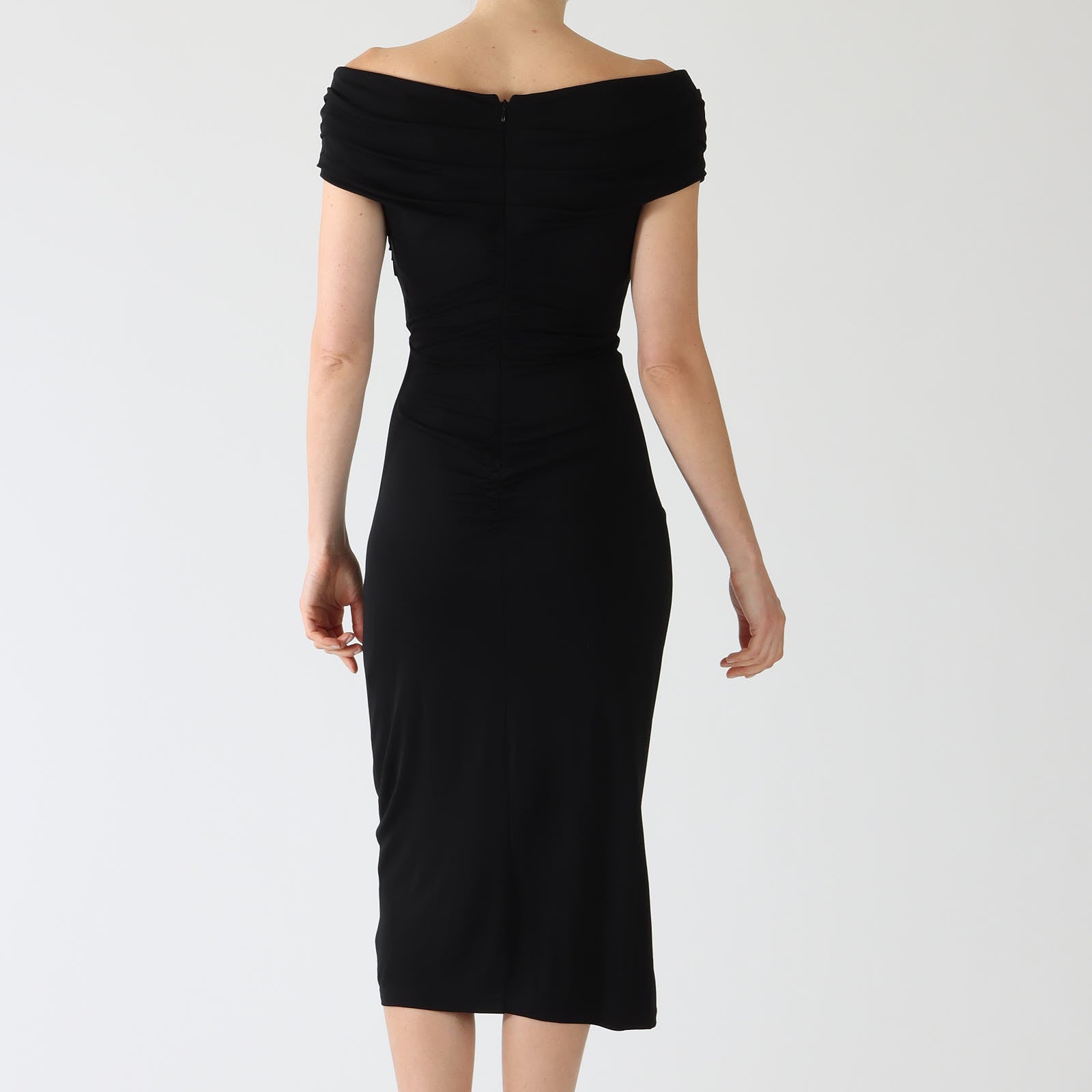 Black Stephen Midi Dress