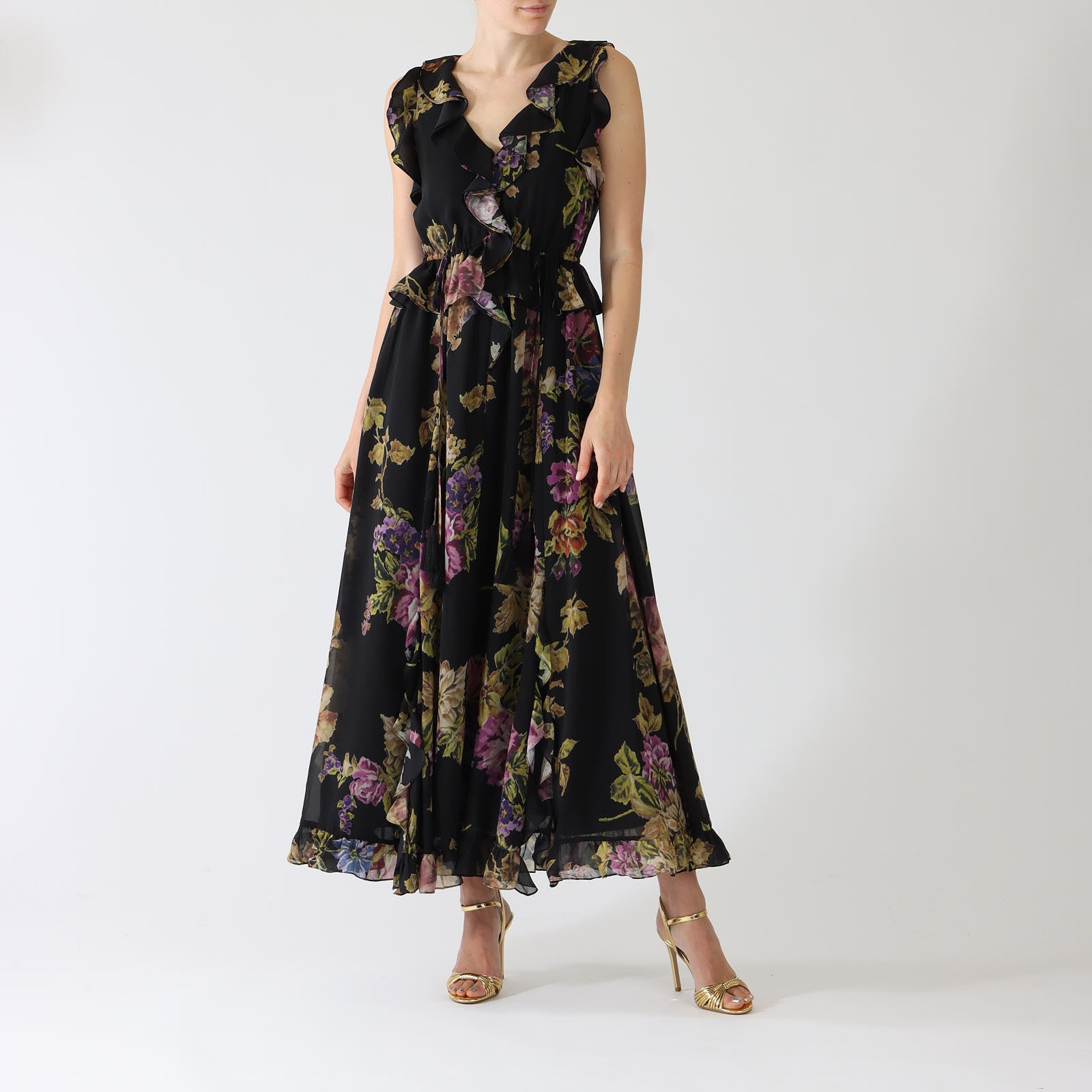 Black Multi Lesley Maxi Dress