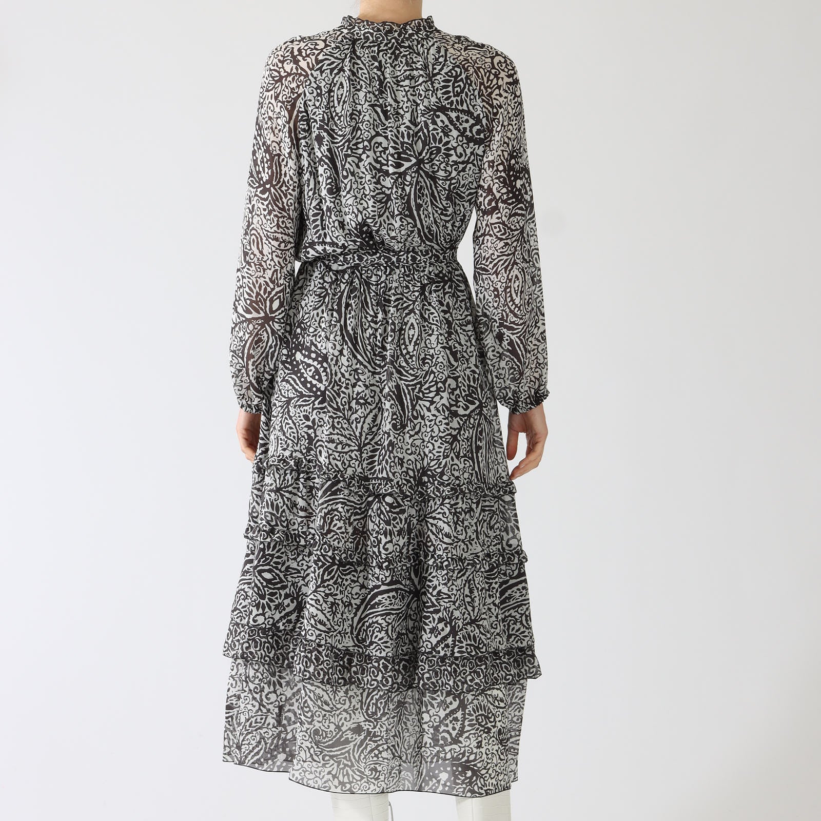 Milk Paisley Print Midi Dress