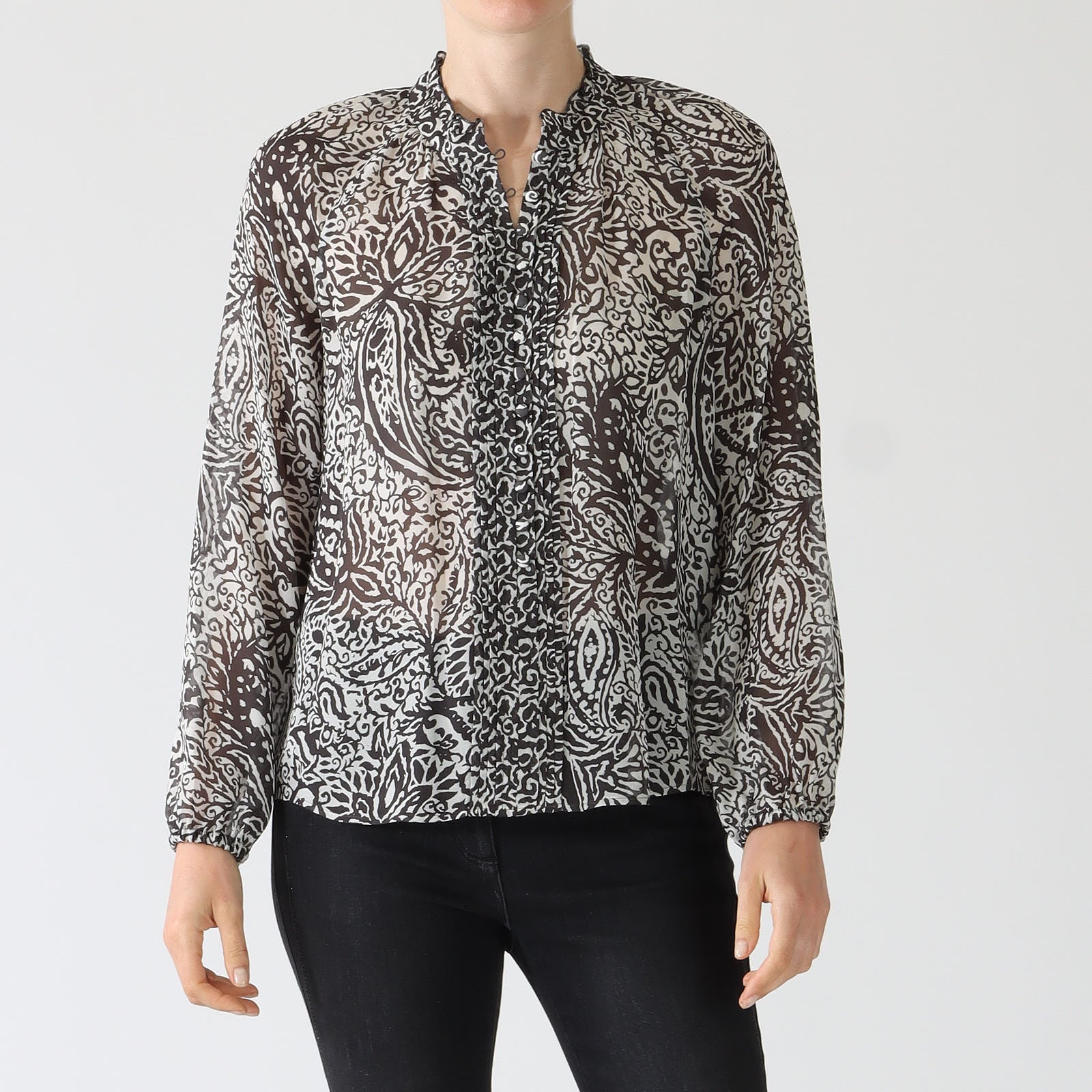 Milk Paisley Print Tunic Blouse