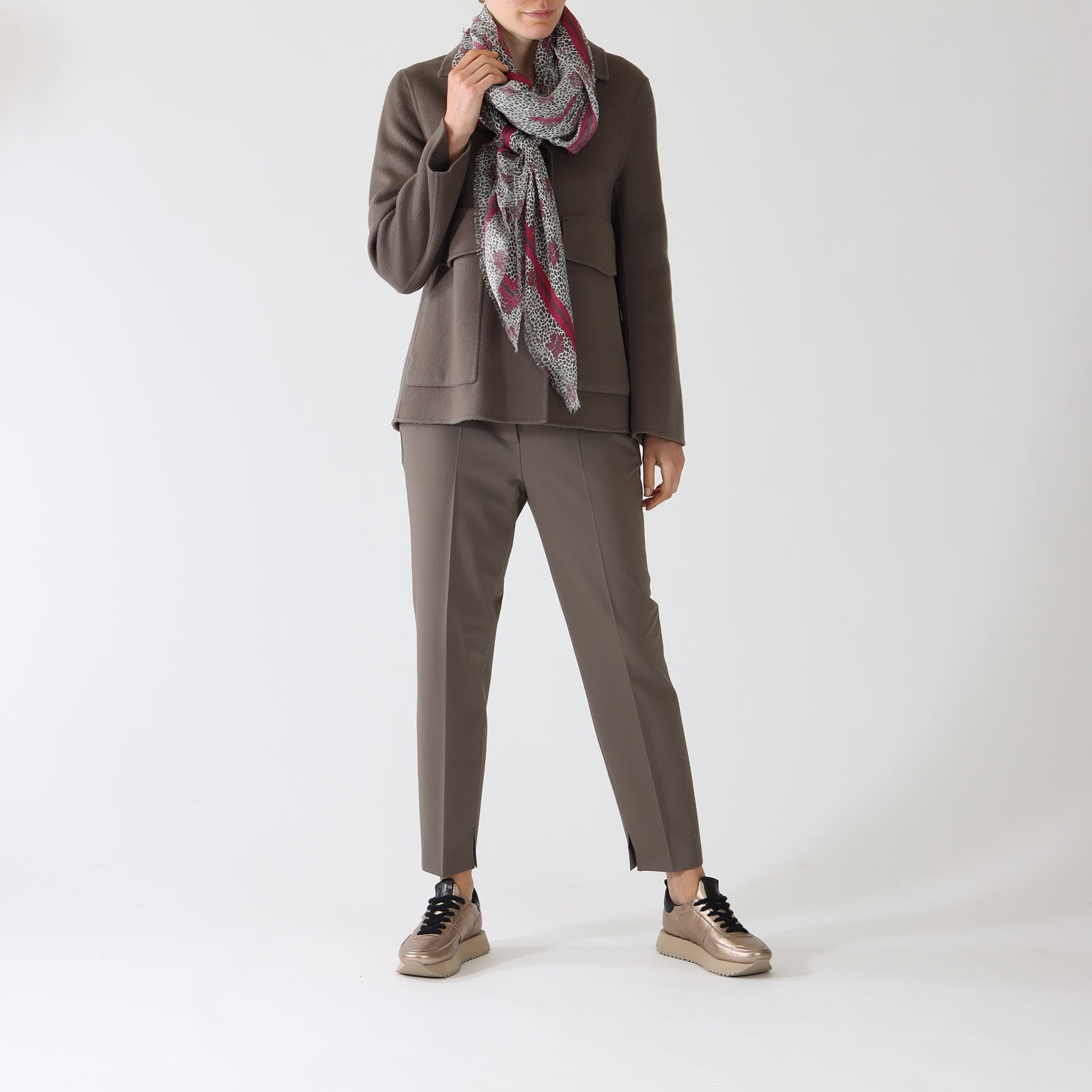 Taupe Doubleface Jacket