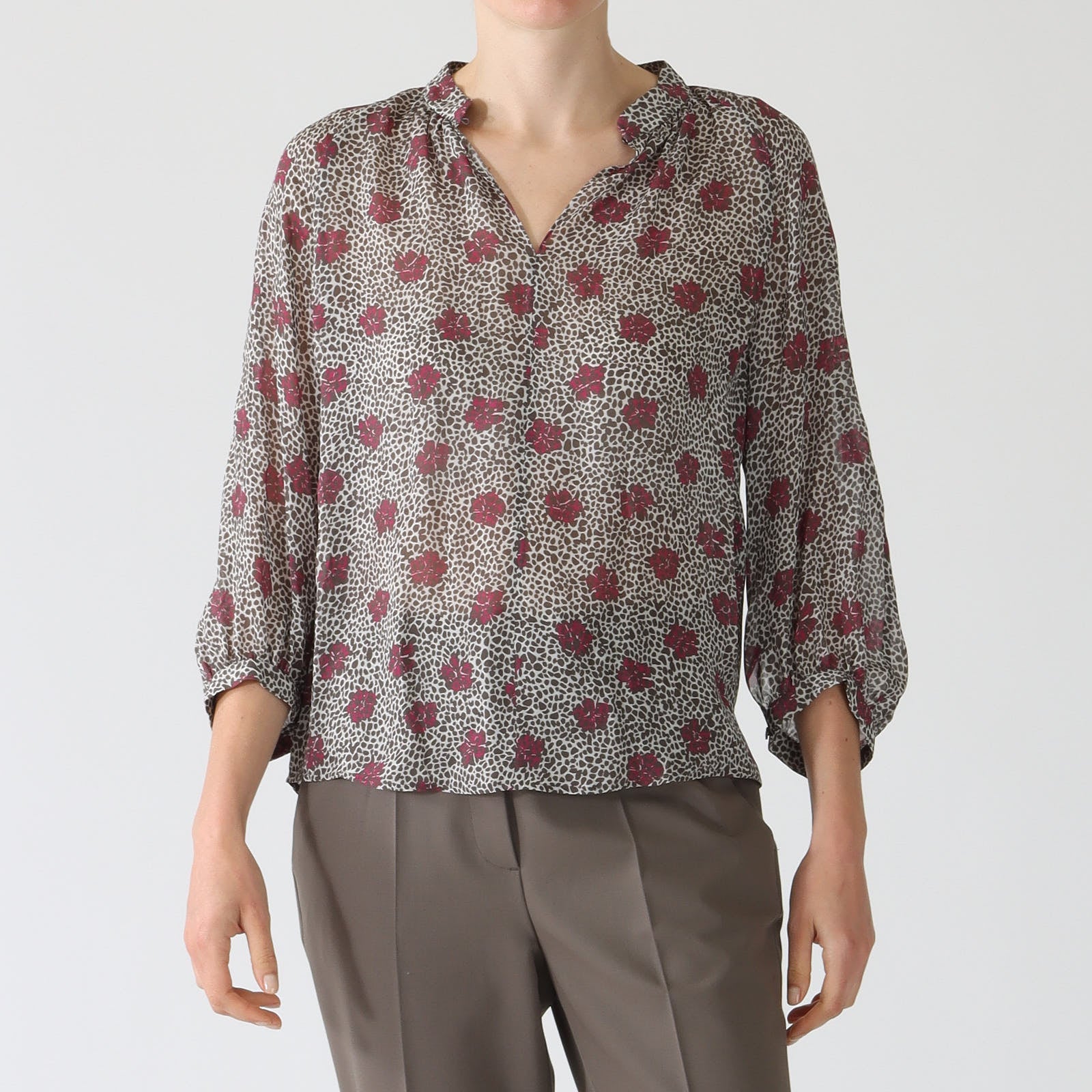 Milk Millefleur Print Blouse