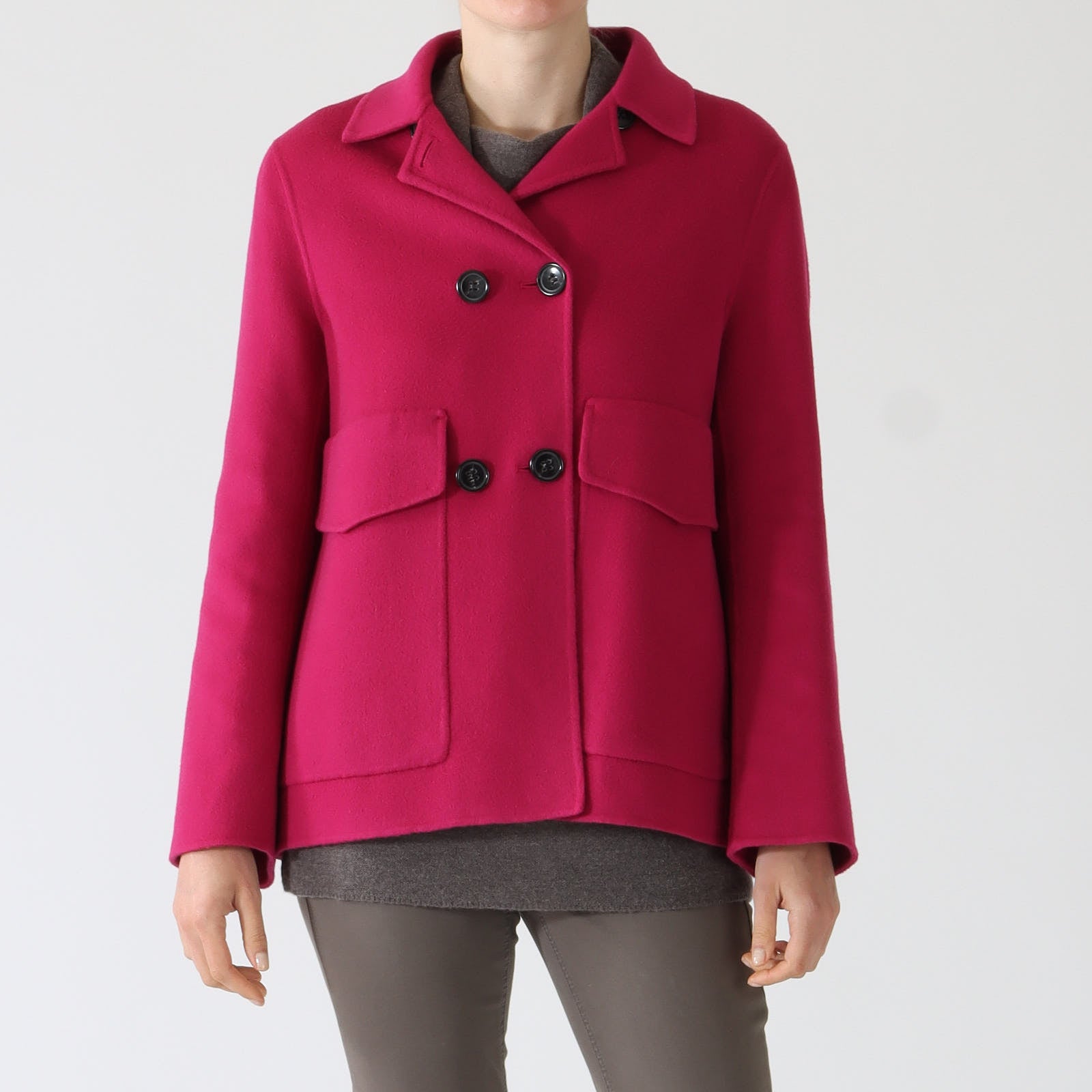 Berry Pink Doubleface Jacket