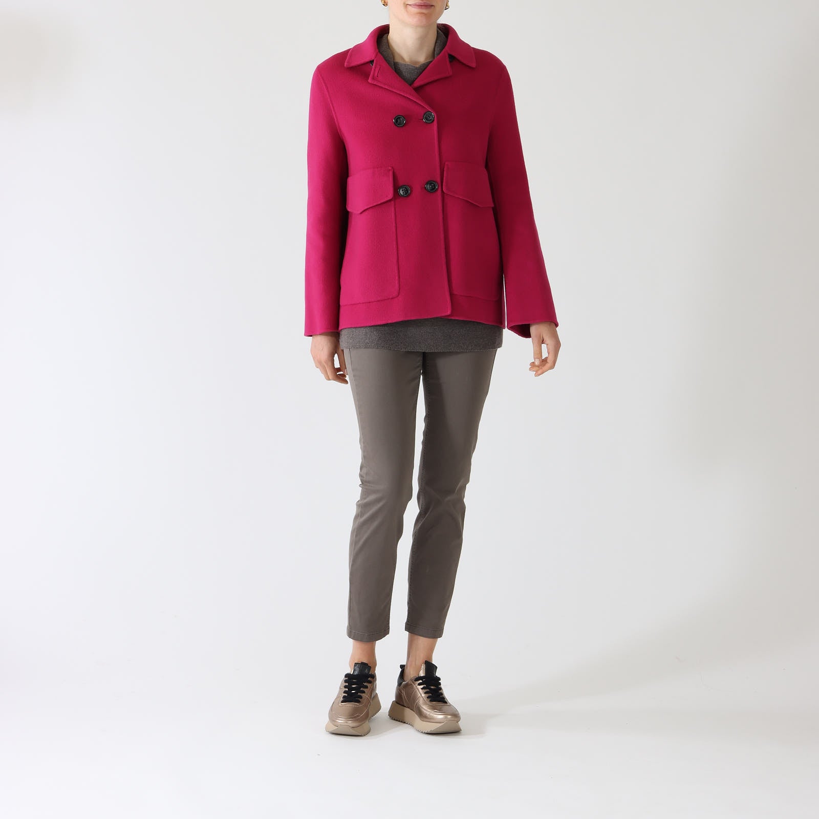 Berry Pink Doubleface Jacket