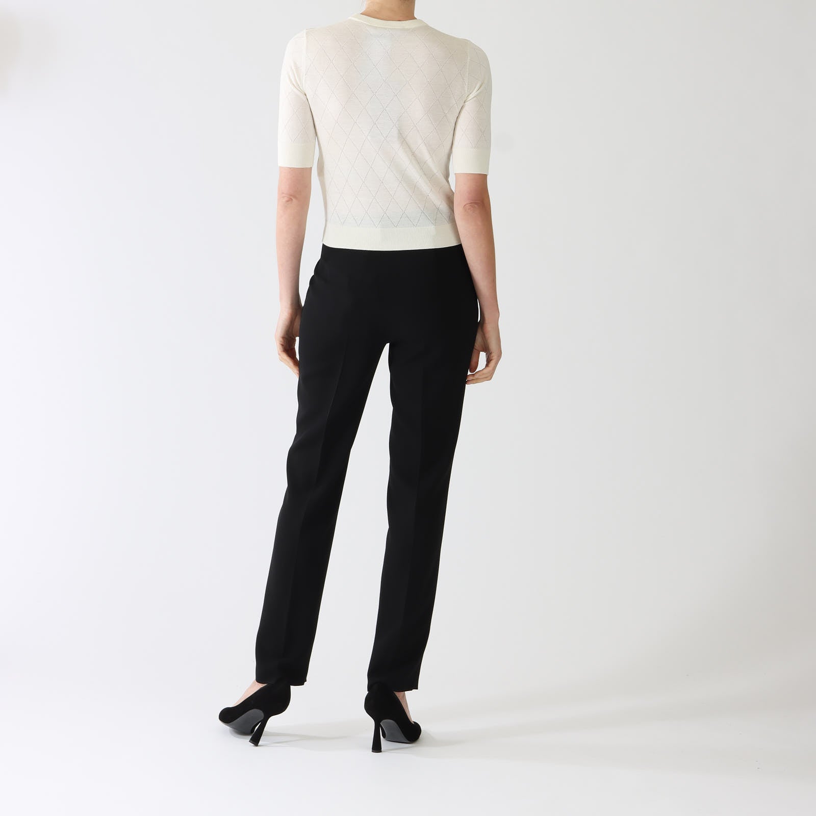 Ivory Patrik Silk Blend Sweater