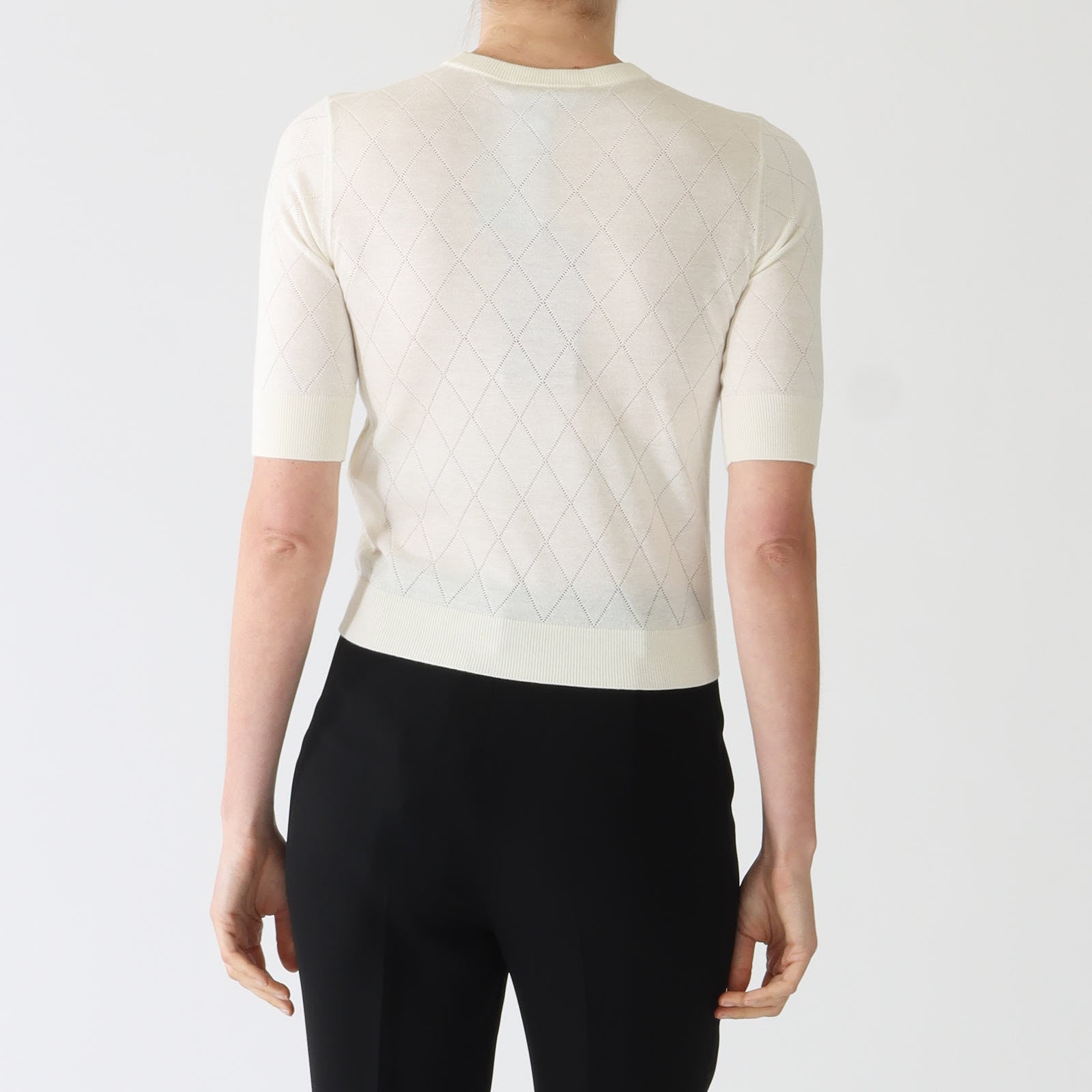 Ivory Patrik Silk Blend Sweater