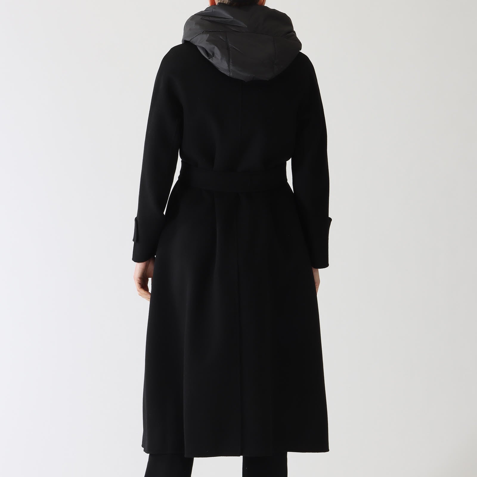 Black Hester Wool Trench Coat