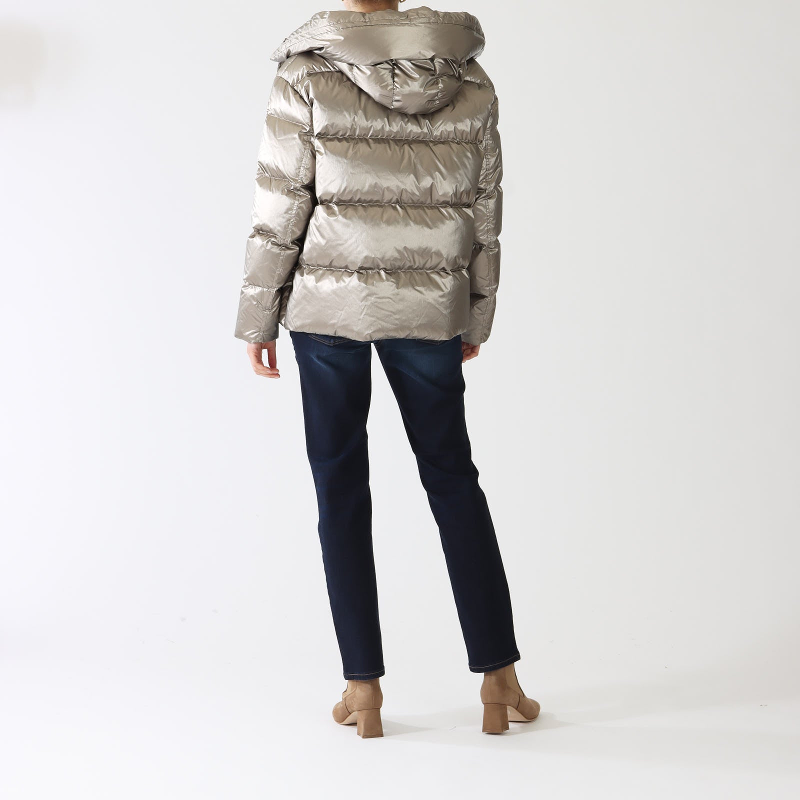 Light Bronze Taray Puffer Jacket