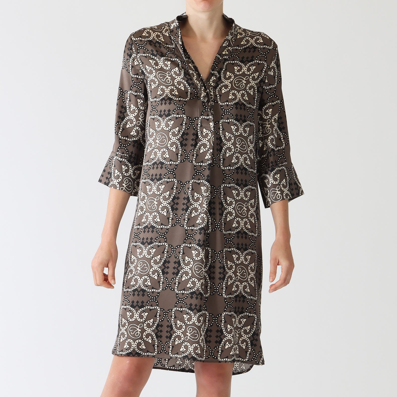 Kamille Solitaire Printed Dress