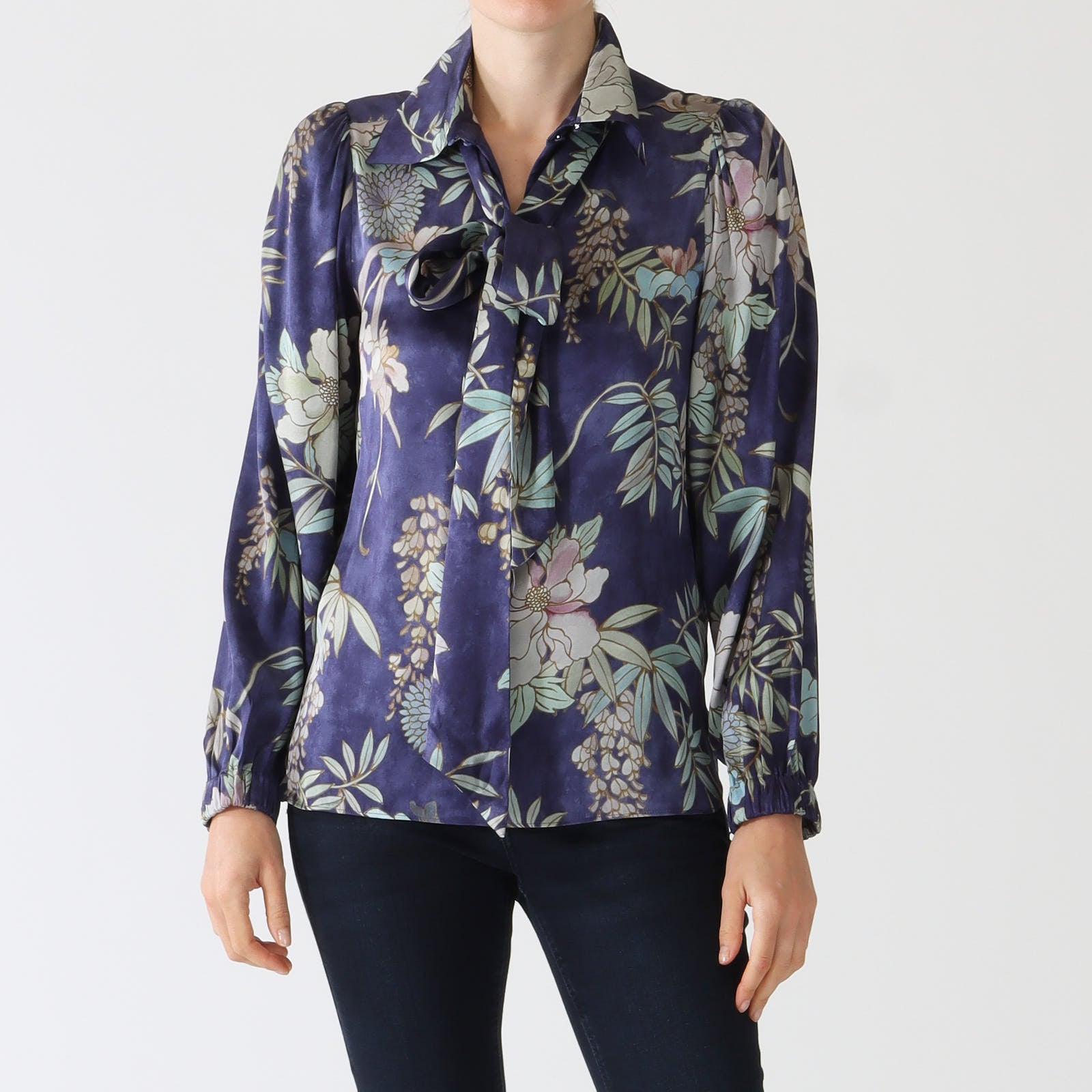 Kikki Mimosa Sailor Printed Blouse