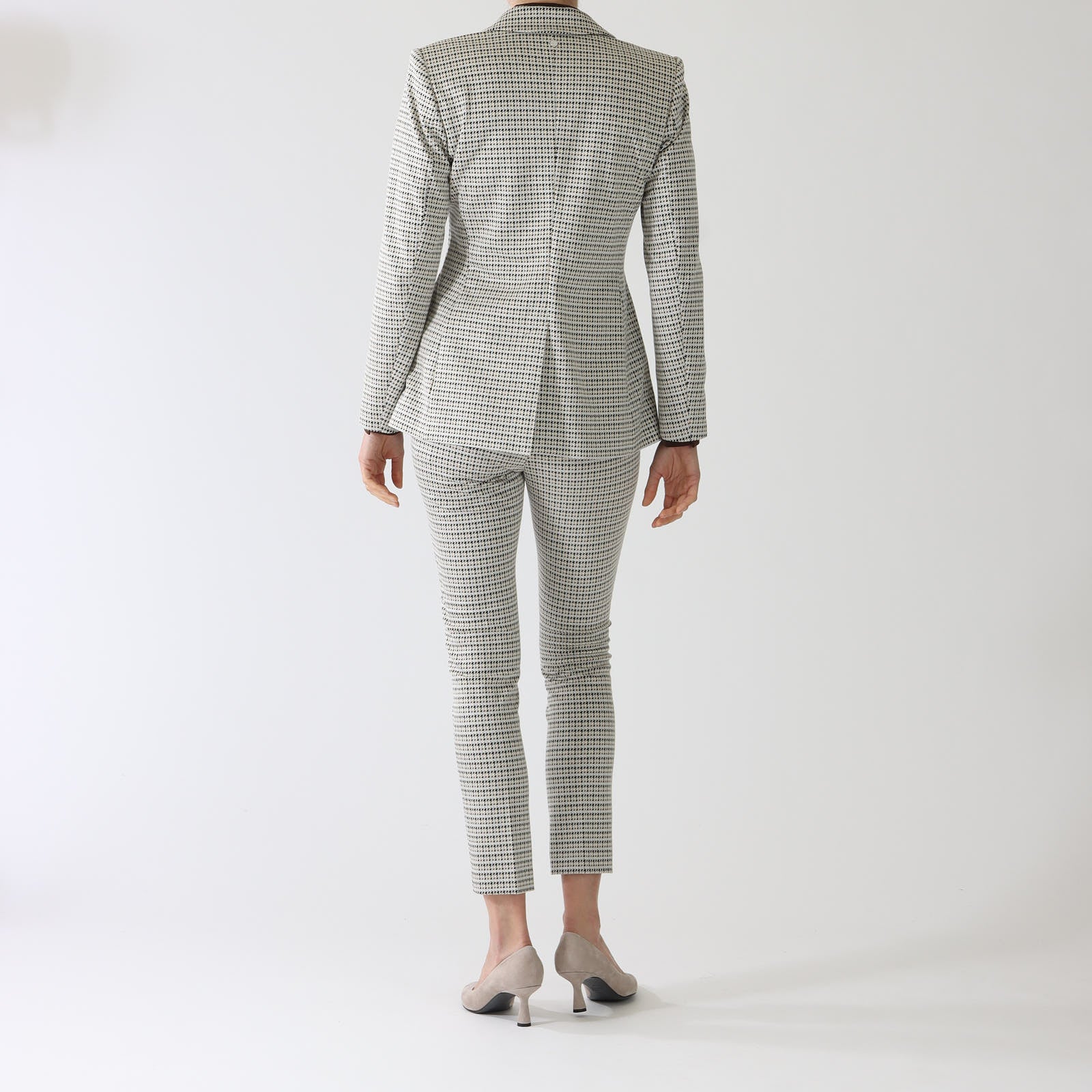 Smoke Sydney Houndstooth Slim Fit Pants